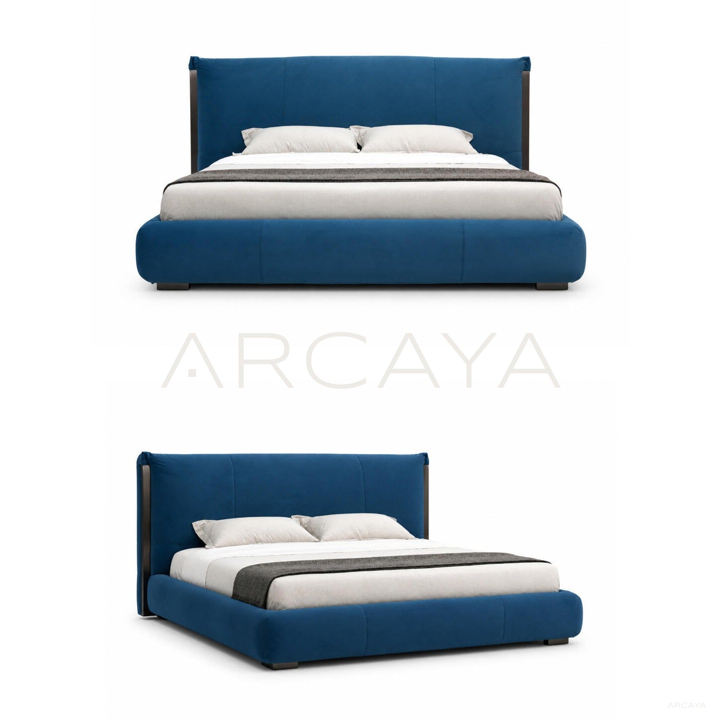 Textured Bedroom Bed - scene