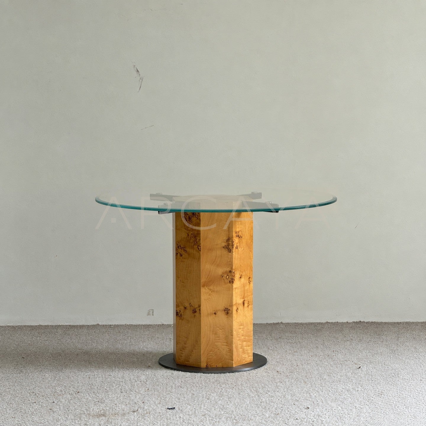 Burl Veneer Mid Century Coffee Table