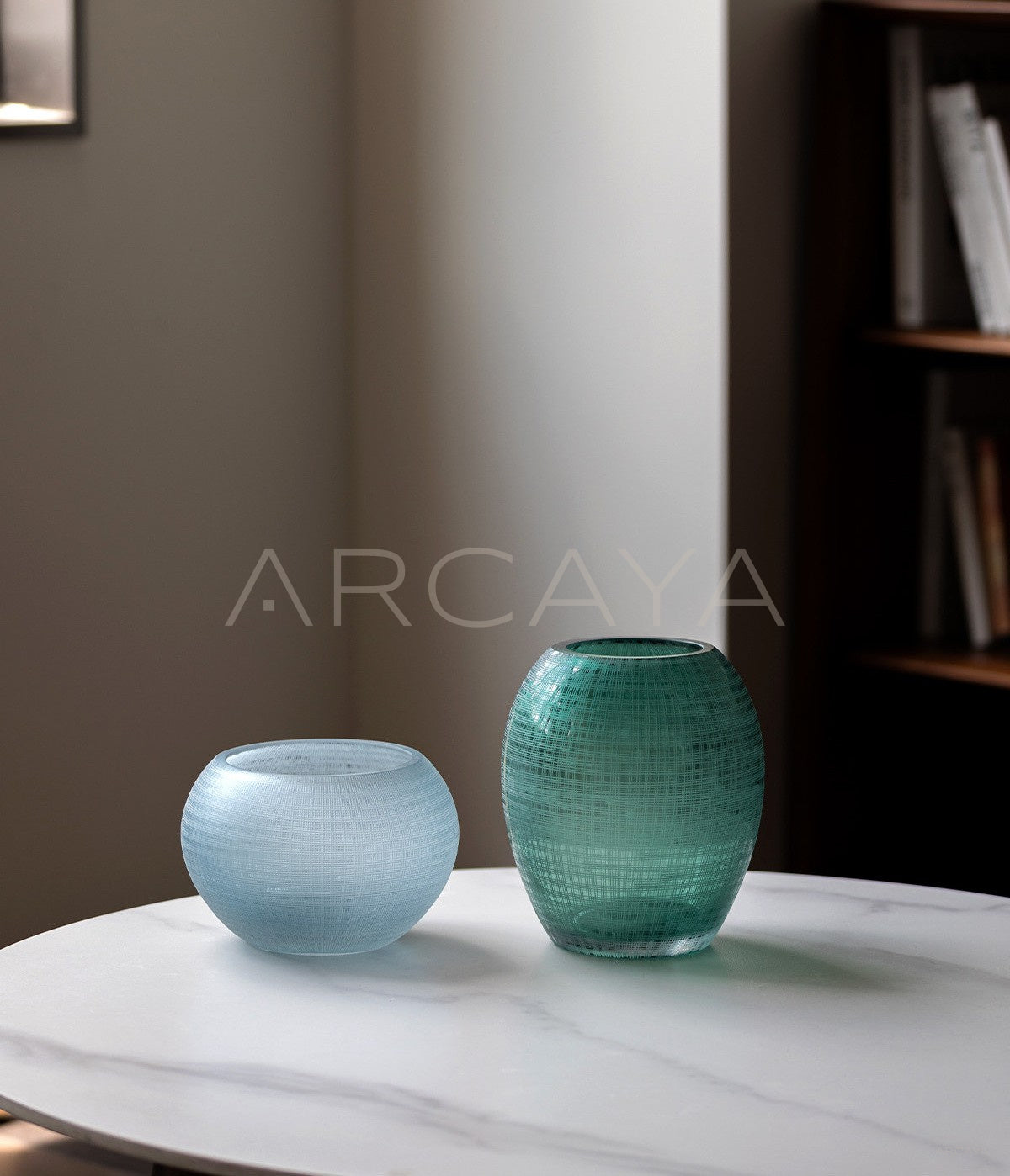 Geometric Glass Vase - scene