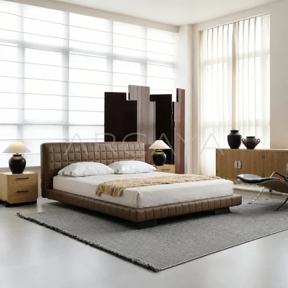 Aurelia Ivory Bed - front view 01