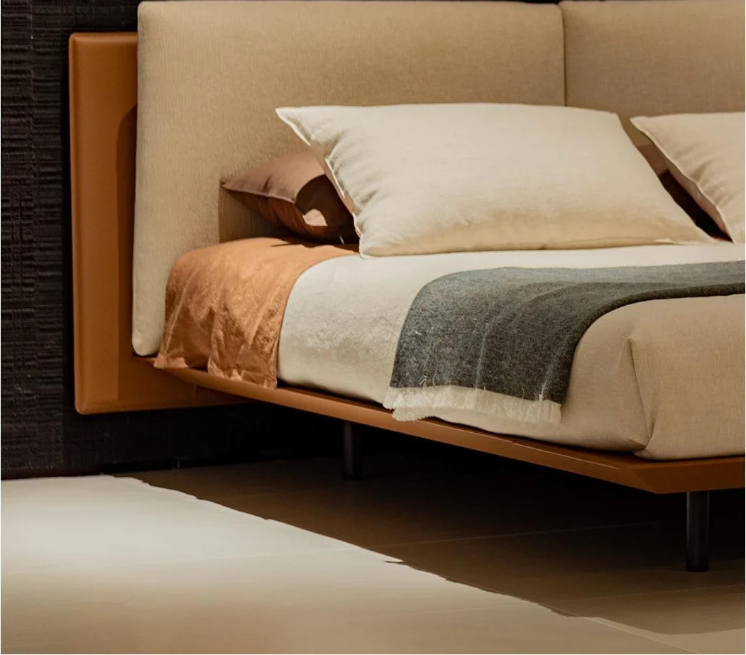A00208 Bed in a finished interior.