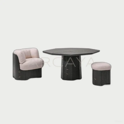 Calder Point Dining Table — neutral background 01