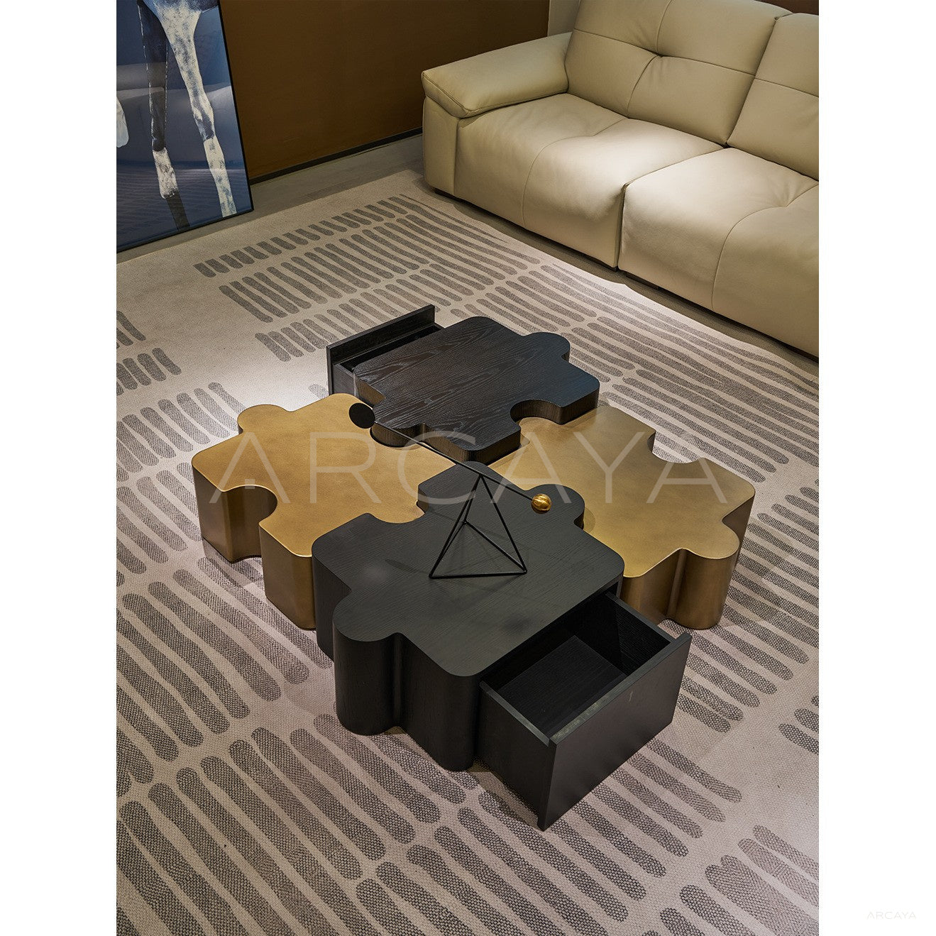 Puzzle Coffee Table - scene