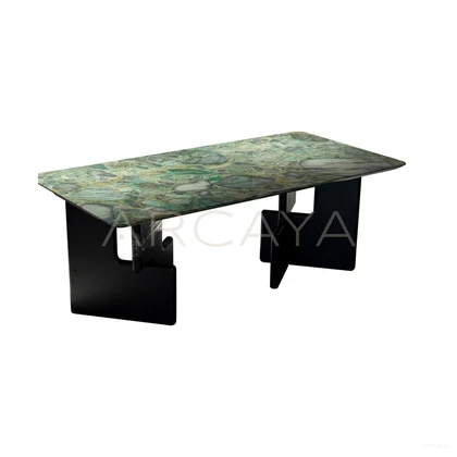 Nola Manor Dining Table - product view on a white background 01