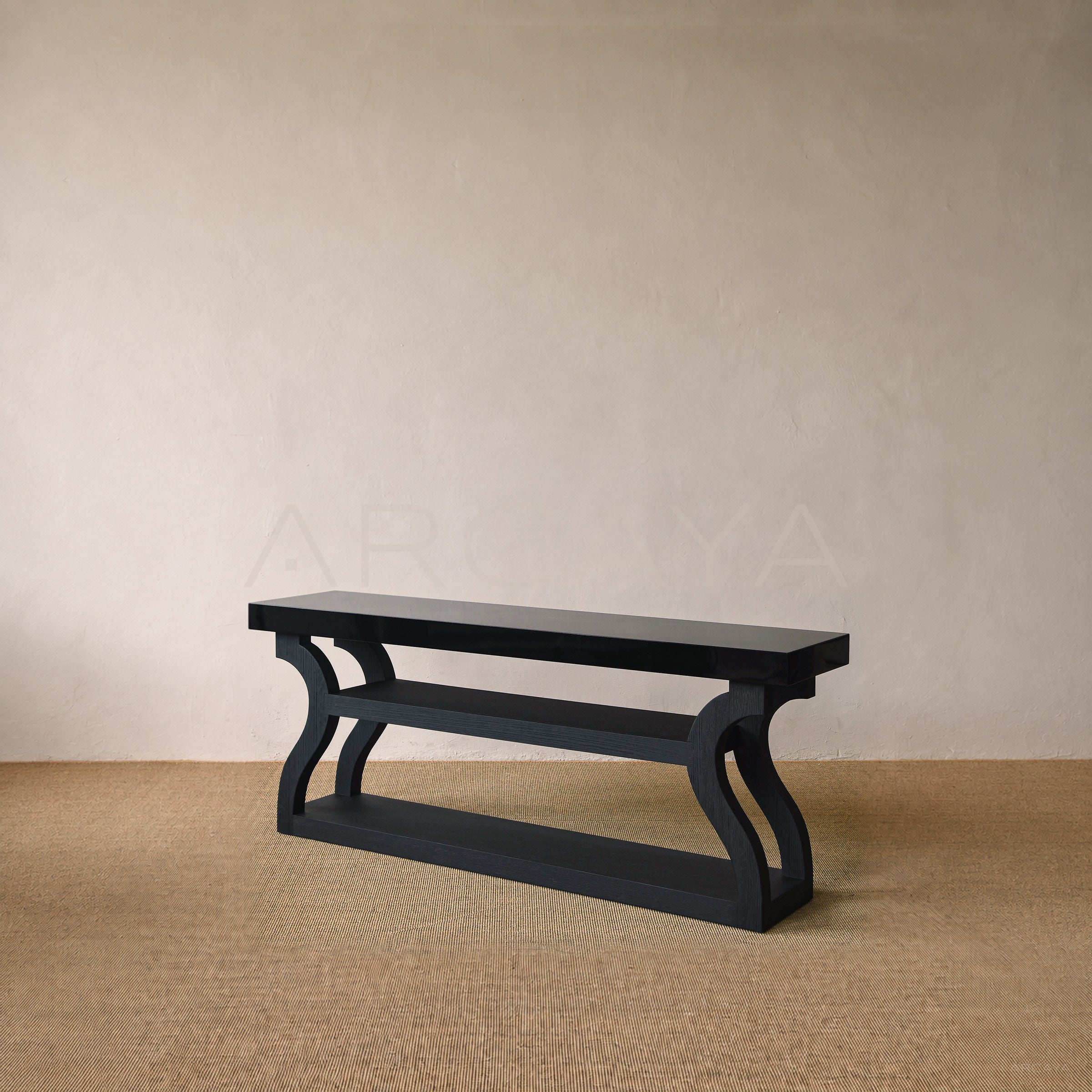 Old Money Oak Entryway Rack — Console