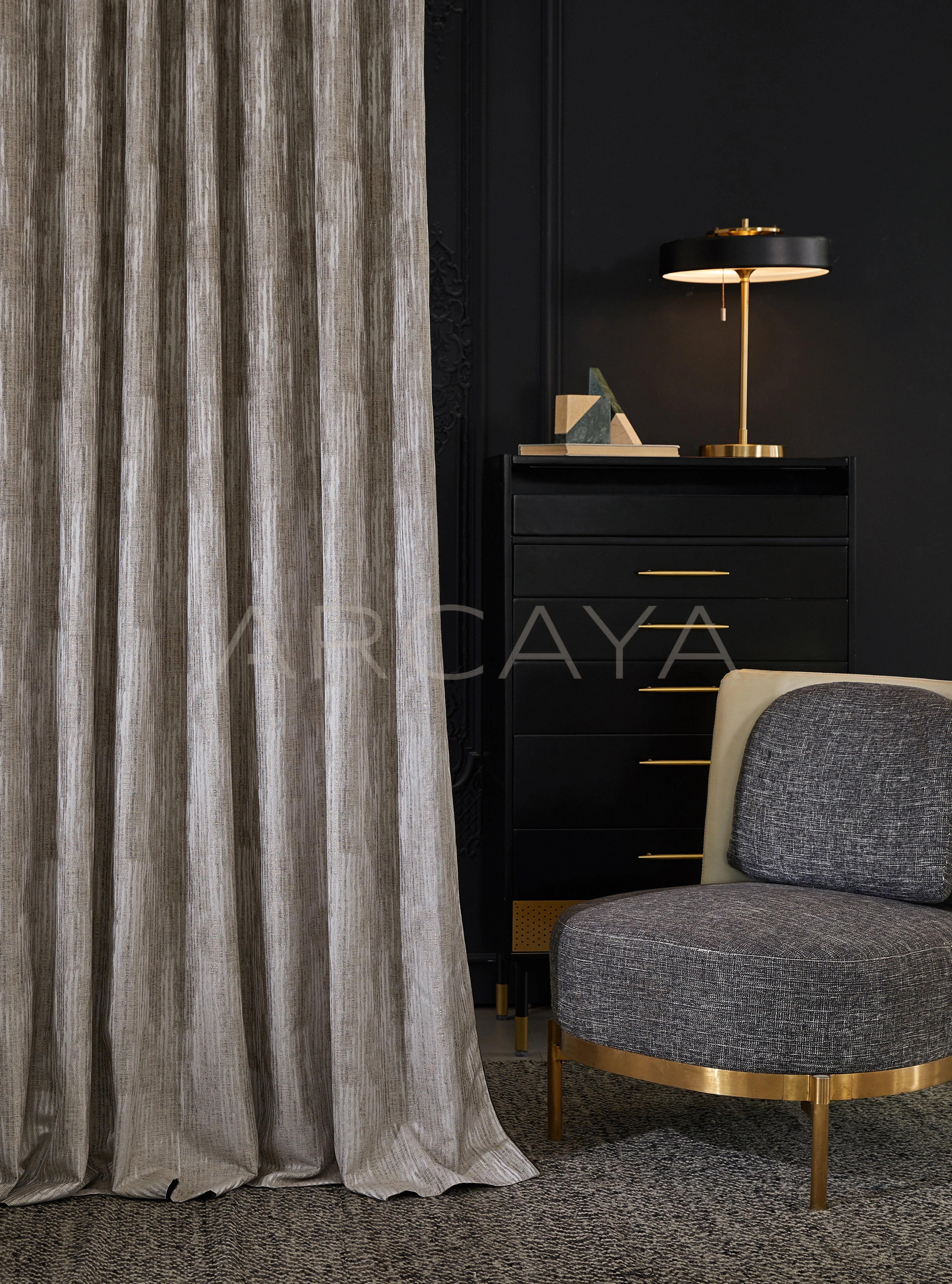 Olive Nest Curtain Panel
