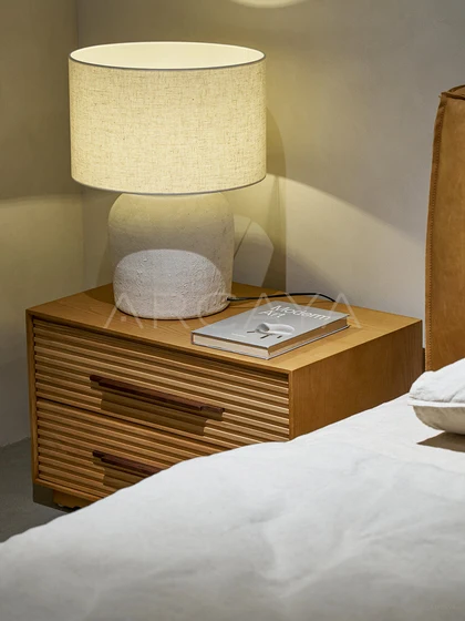Riva Lumi Nightstand - front view 08