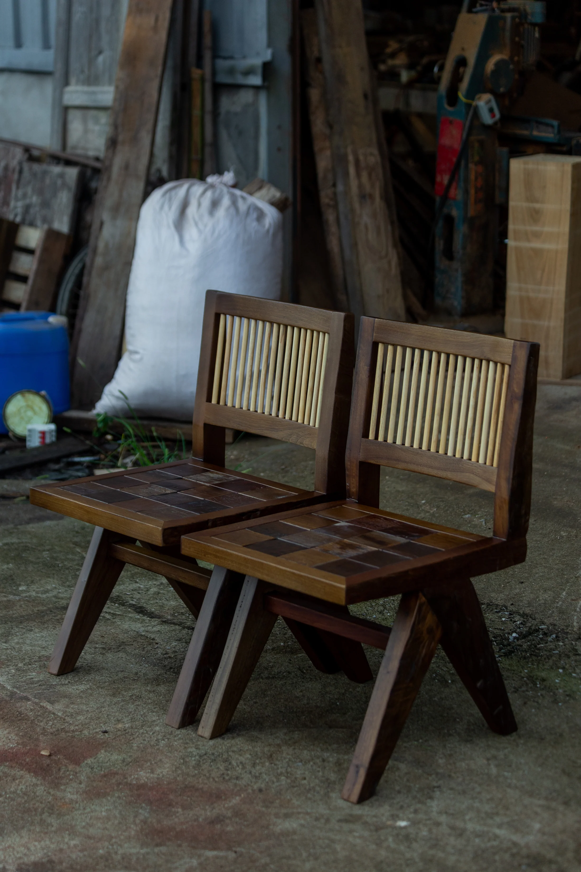 Aster Bloom Dining Chair in a finished interior.