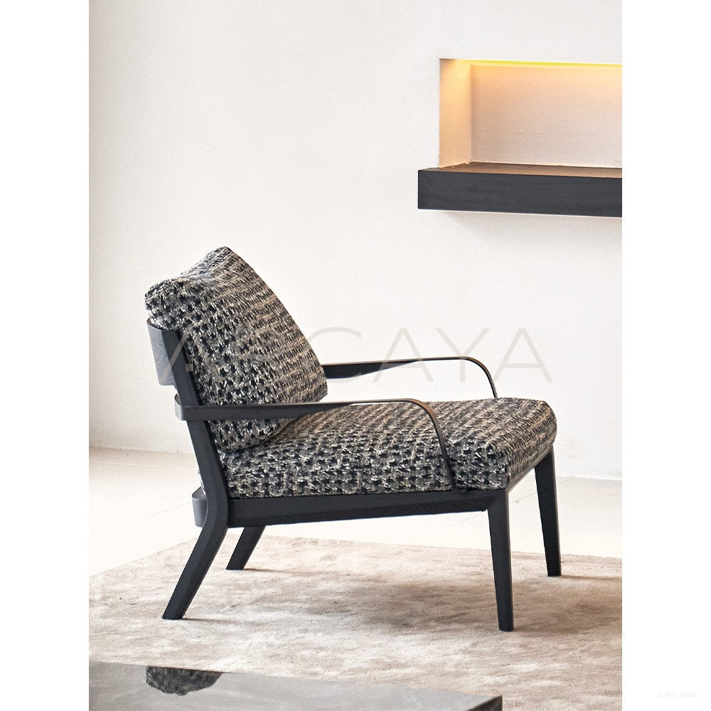 Ribbon Chair Mid Century Side Table - scene