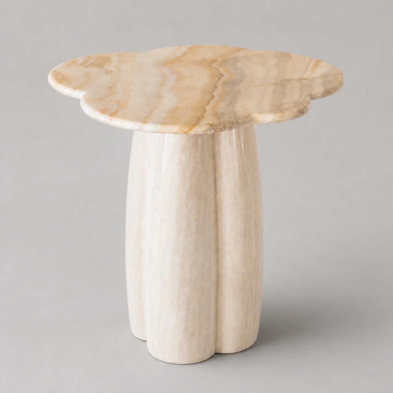 A00033 Side Table in a finished interior.