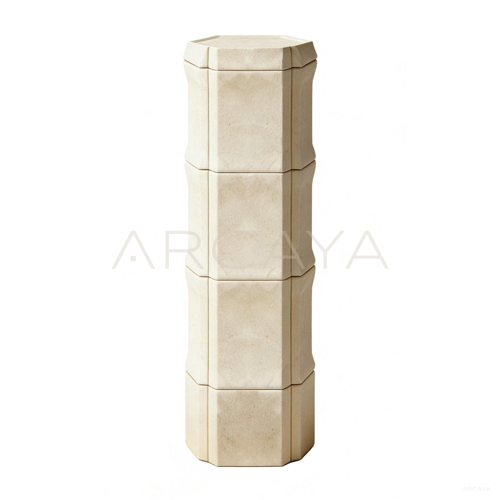Aston Xubaisheng Stone Bone Modular Series — Side Table - scene