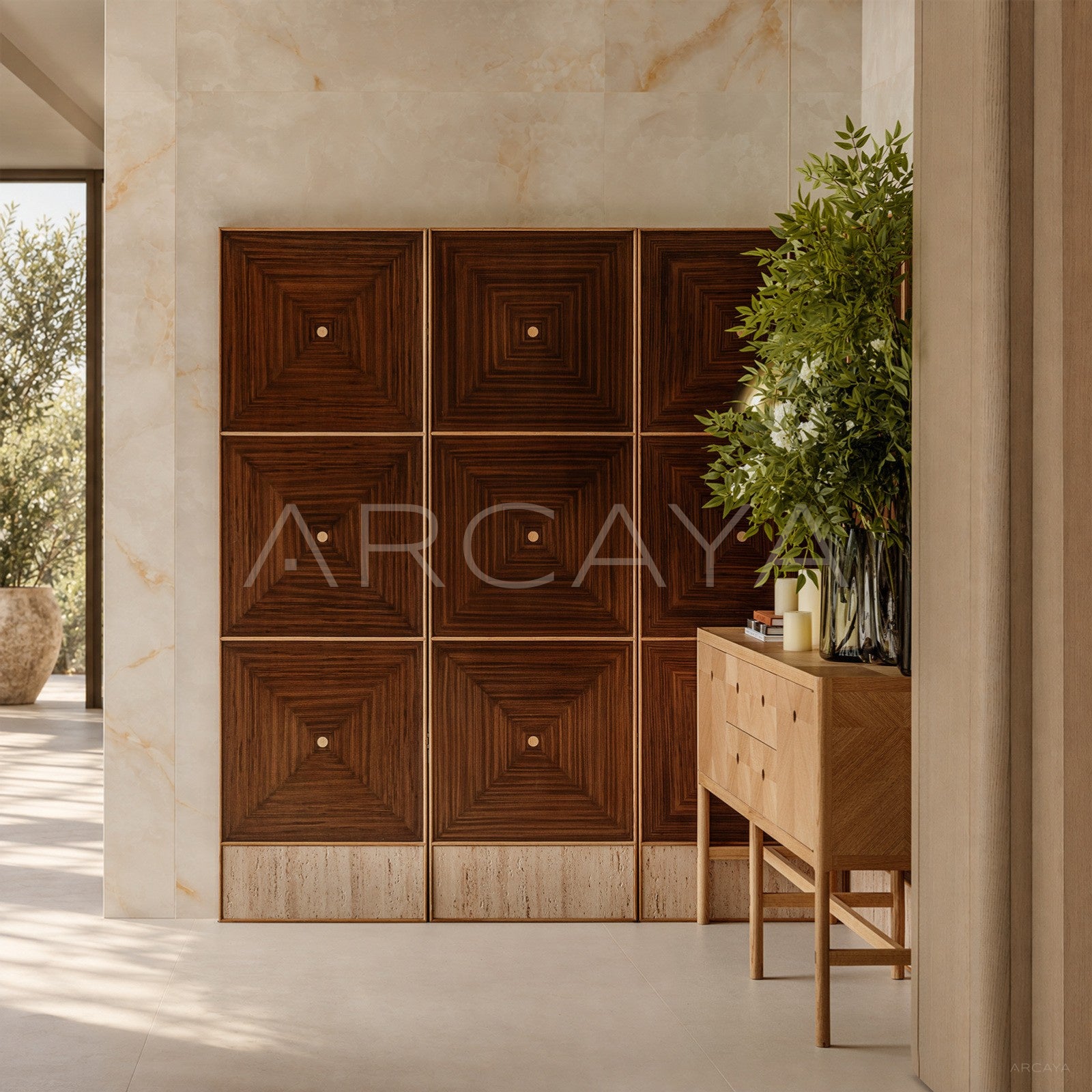 Designer Folding Screen Woodform