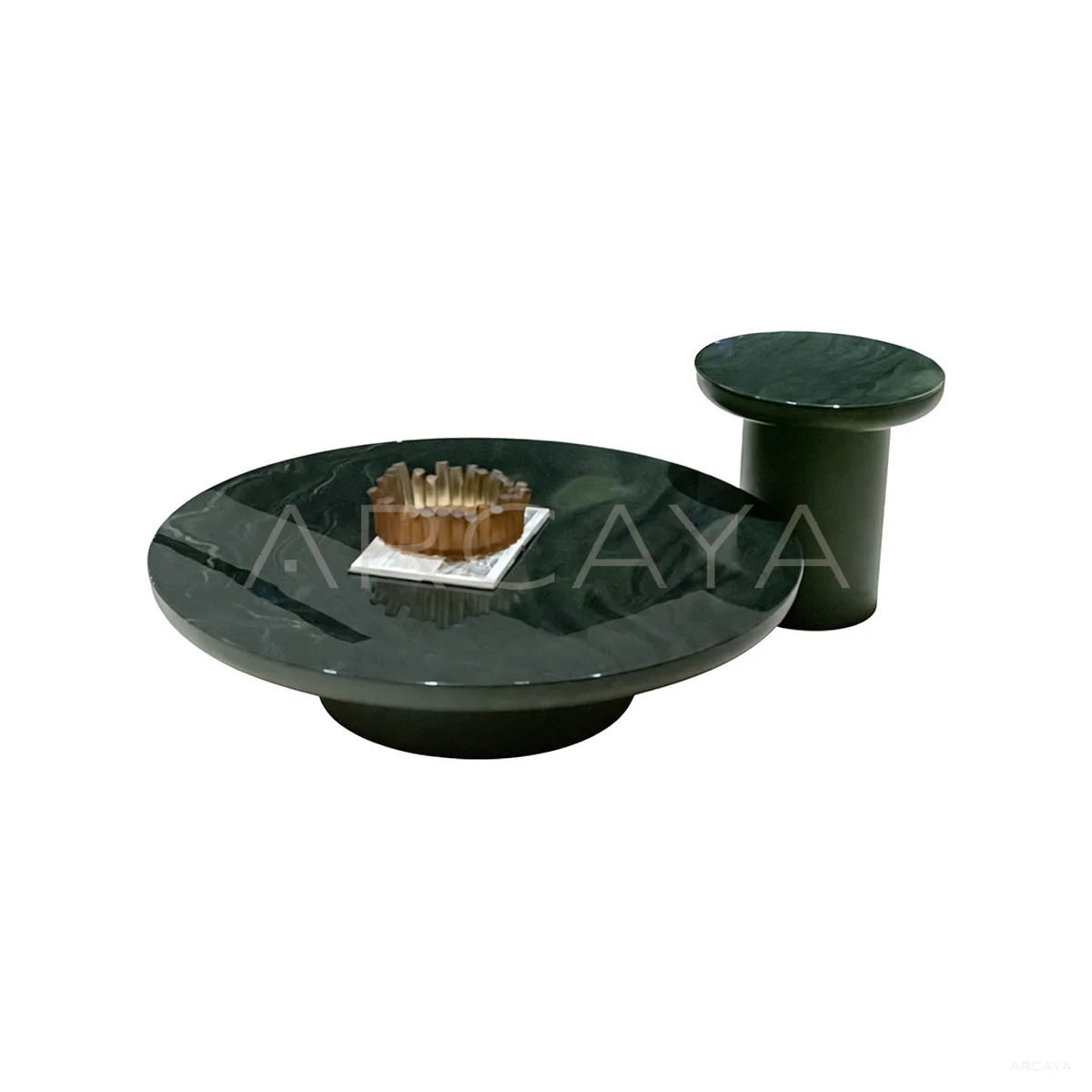 Mira Oak Coffee Table - product view on a white background 01