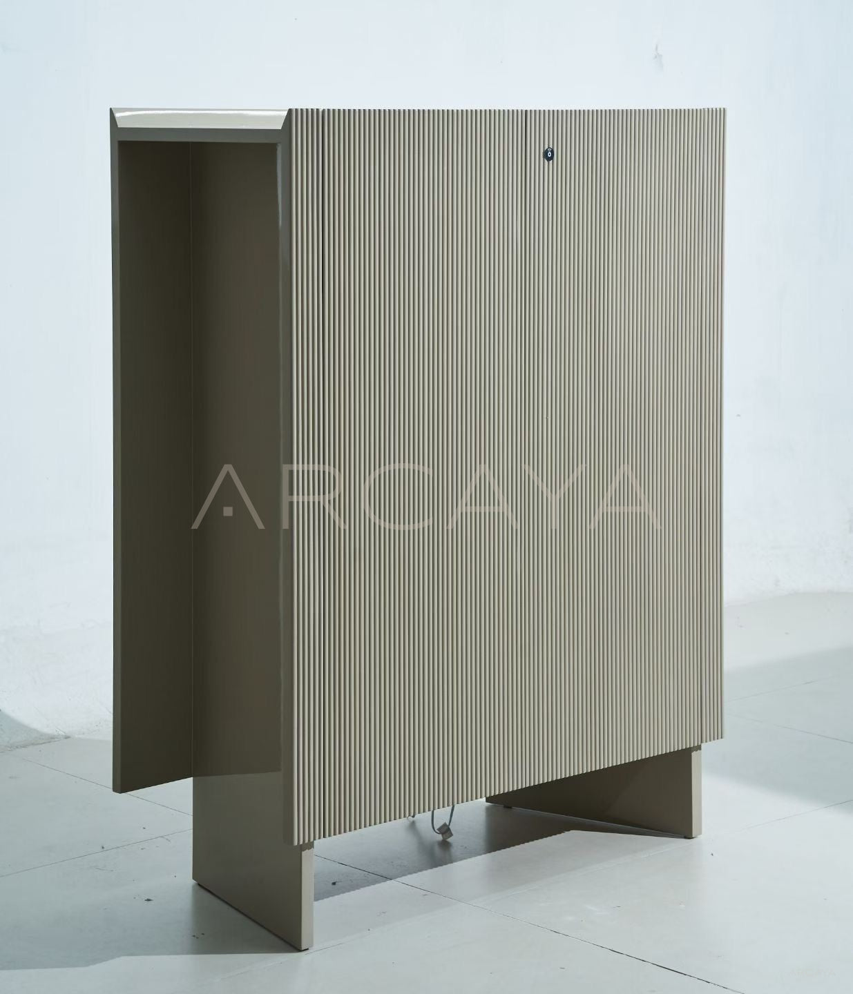 Klein Blue Lacquered Storage Cabinet - scene