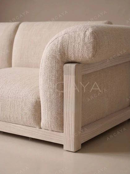 Linen Sofa — view 03