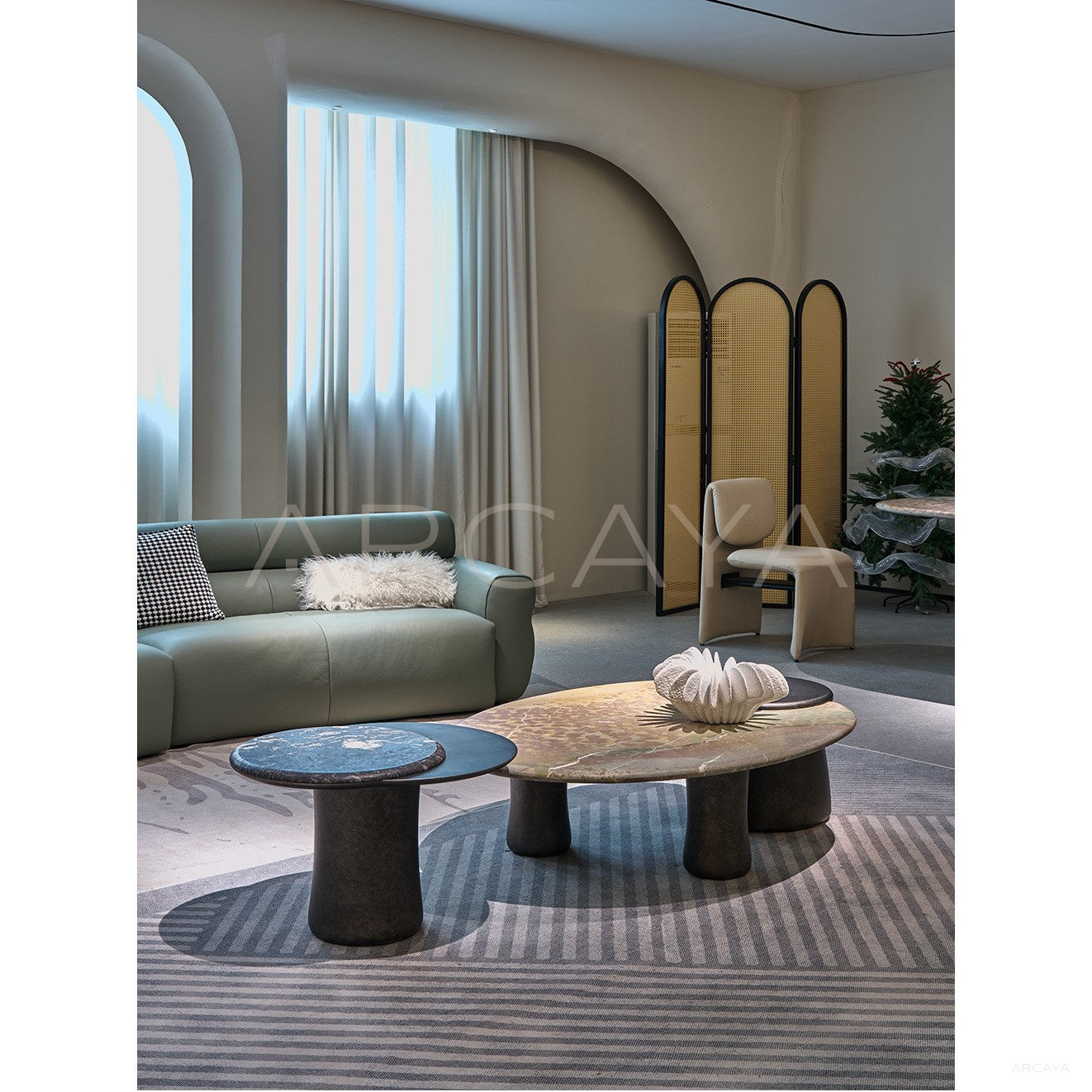 Cloud Stone Nesting Coffee Table