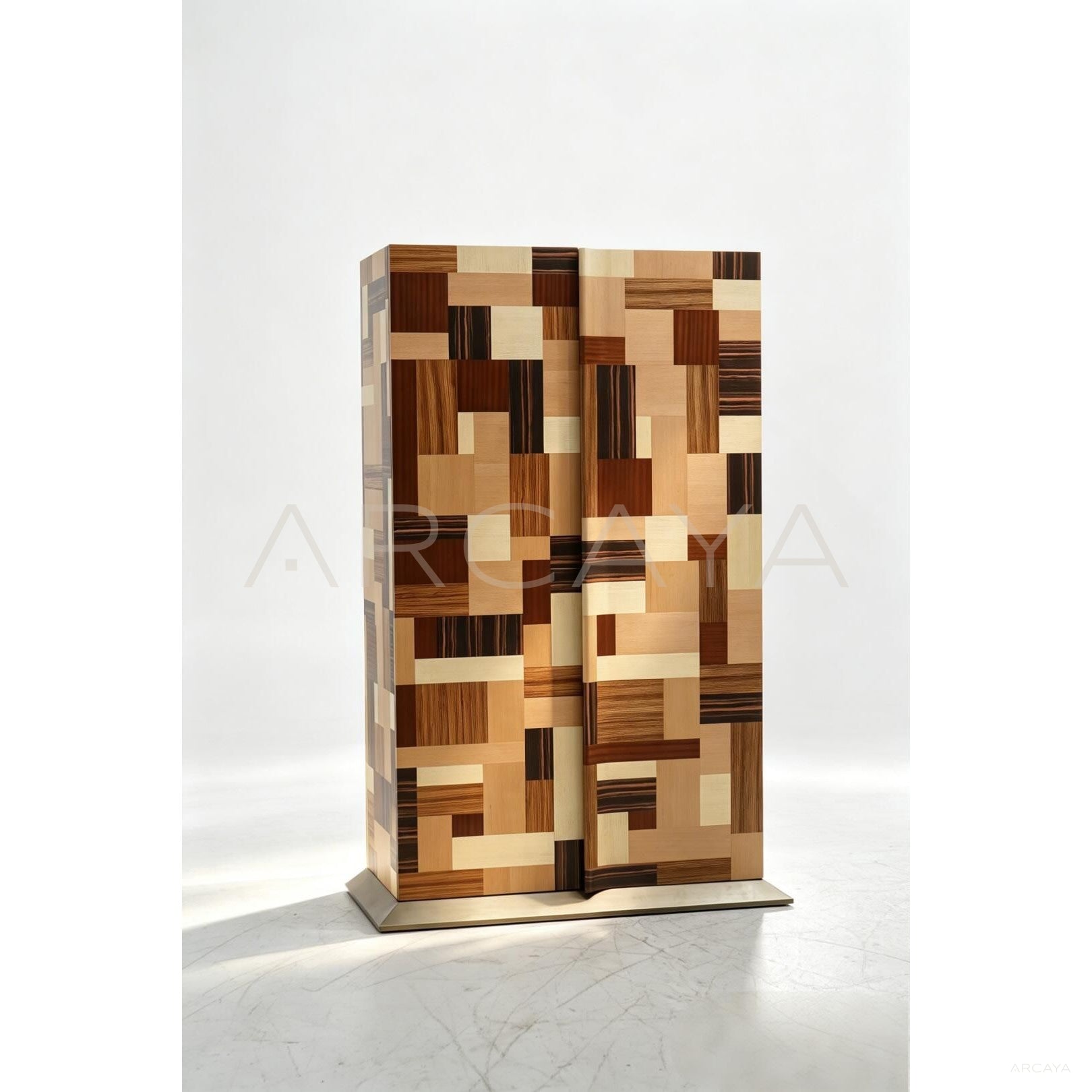 Marquetry Tall Cabinet