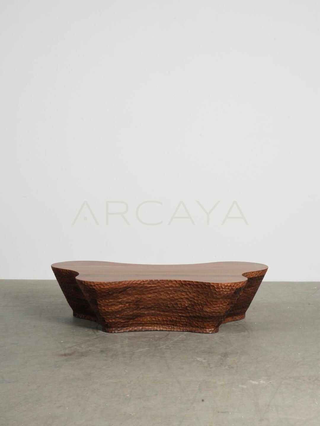 Custom Vintage Solid Wood Coffee Table - scene