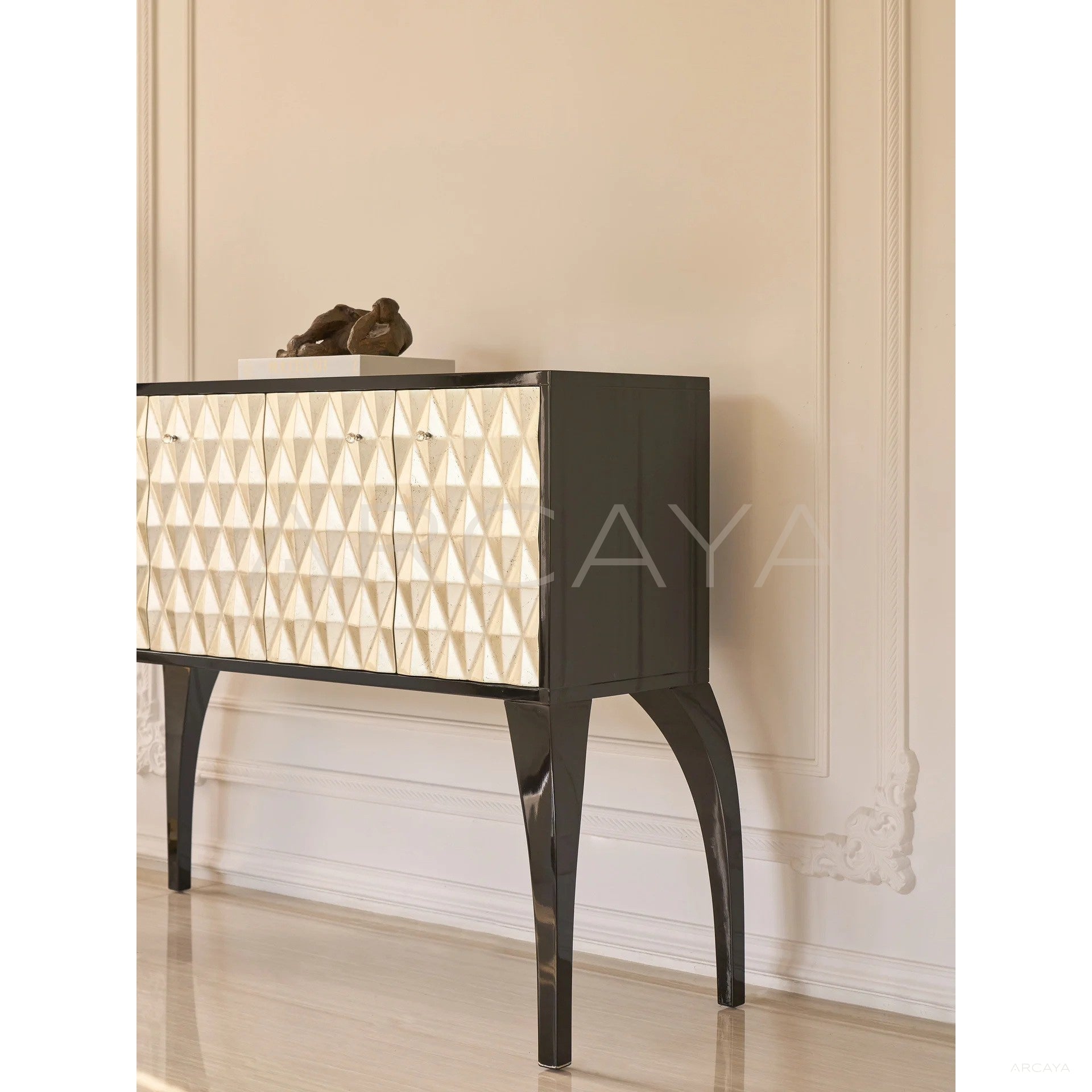 Cyberpunk Vintage Tall Leg Sideboard