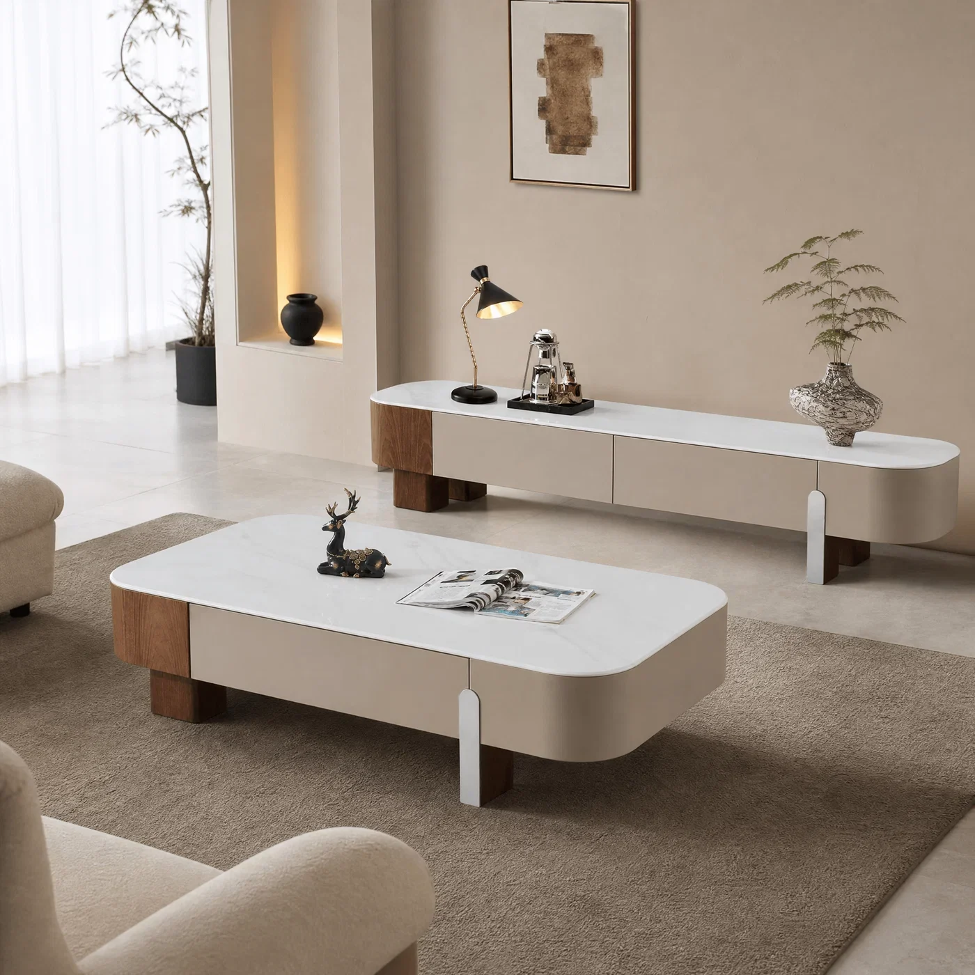 Media Consoles in a modern room