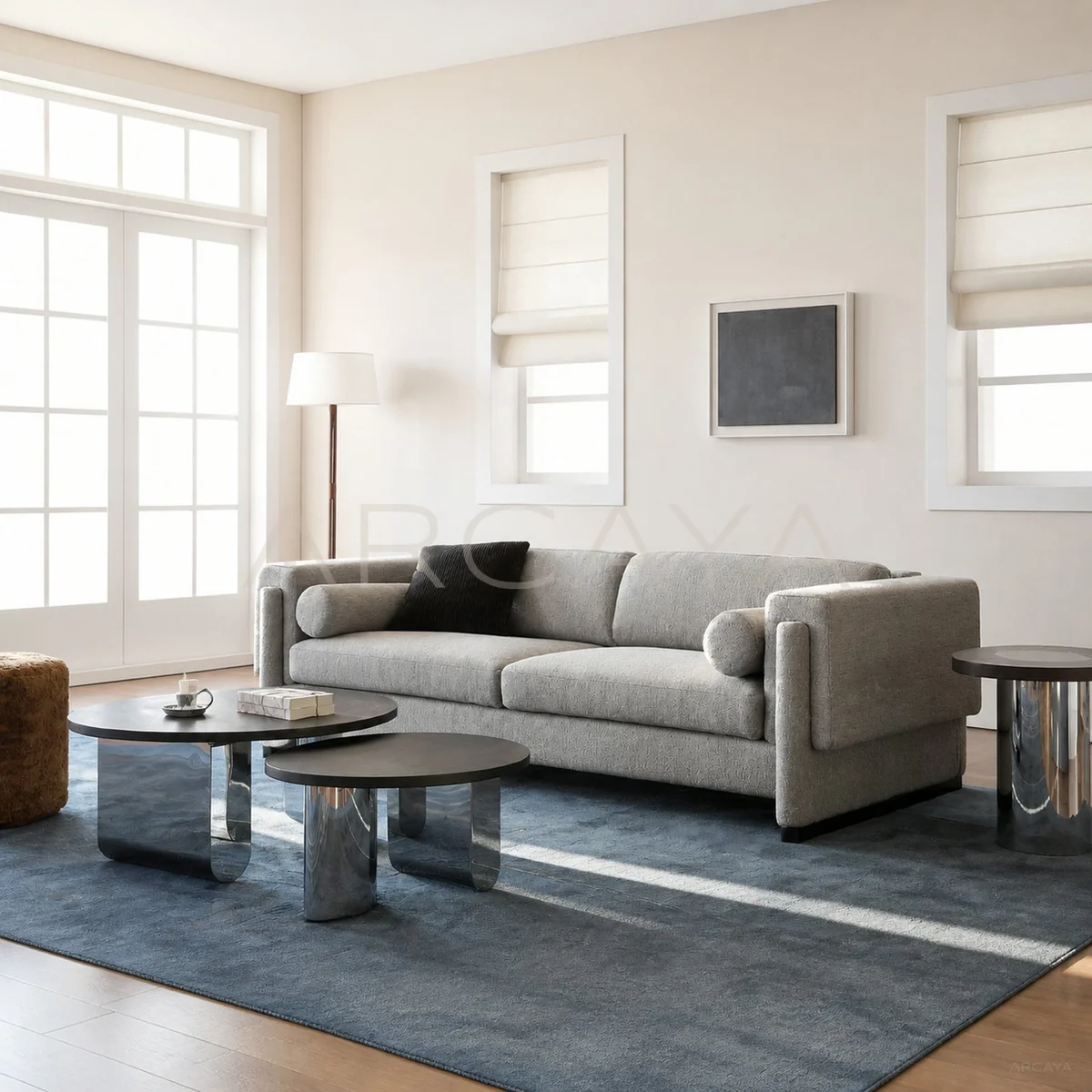Elara Belle Straight Sofa