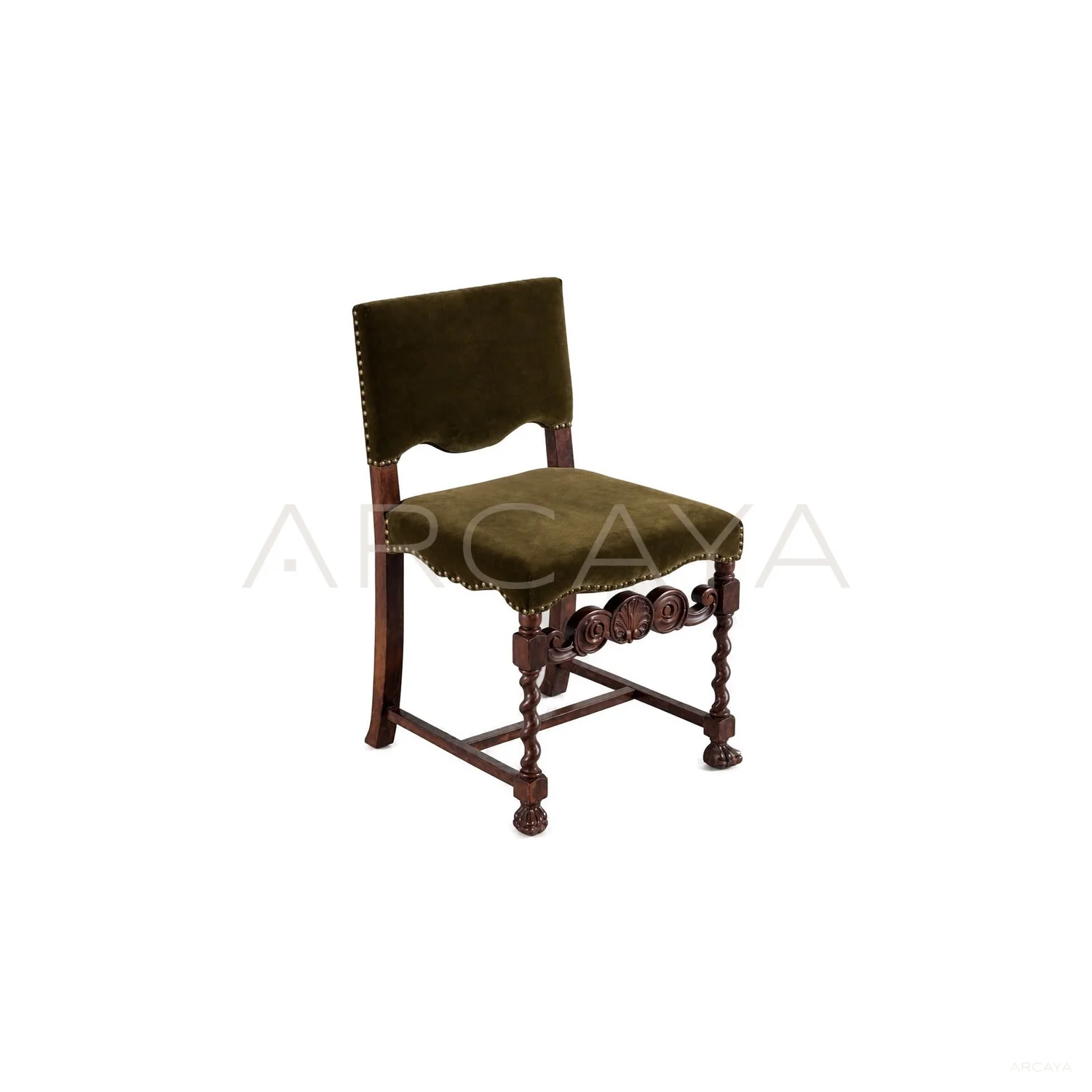 Amara Elm Dining Chair - product view on a white background 01