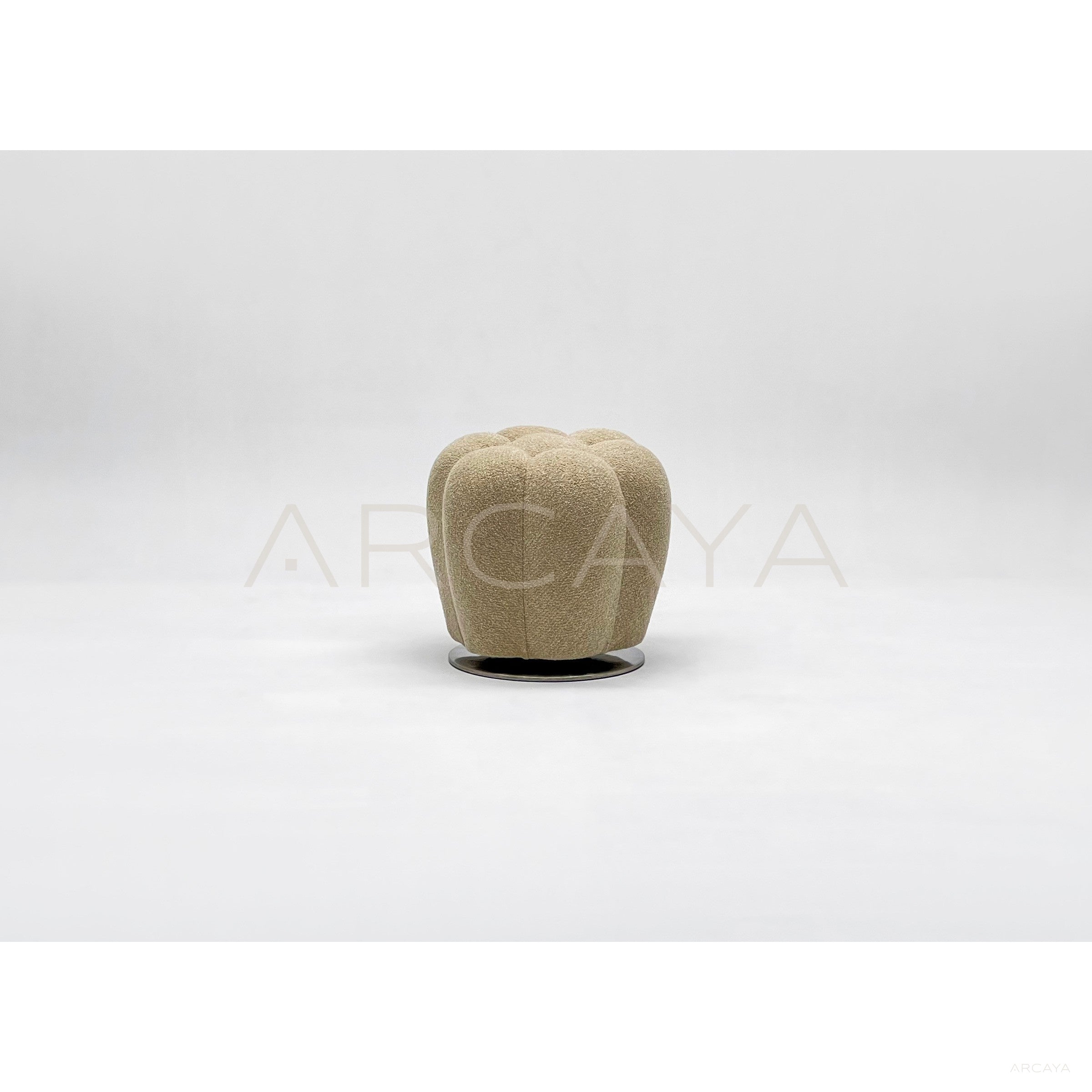 Pumpkin Sofa Stool - scene