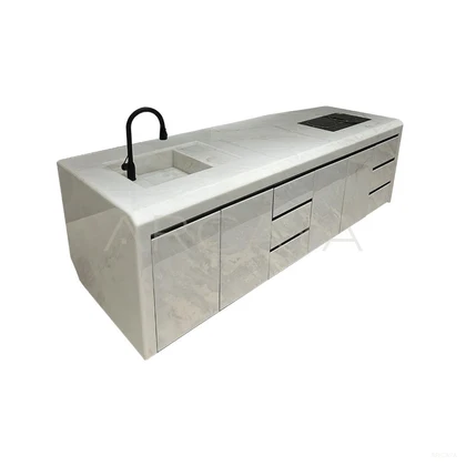 Nola Terrace Dining Table - product view on a white background 04