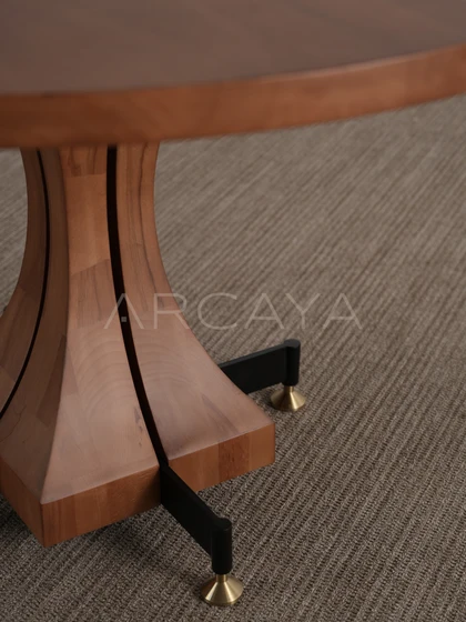 Enna Estate Dining Table - front view 17