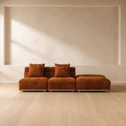 Enna Lumi Modular Sectional - front view 17