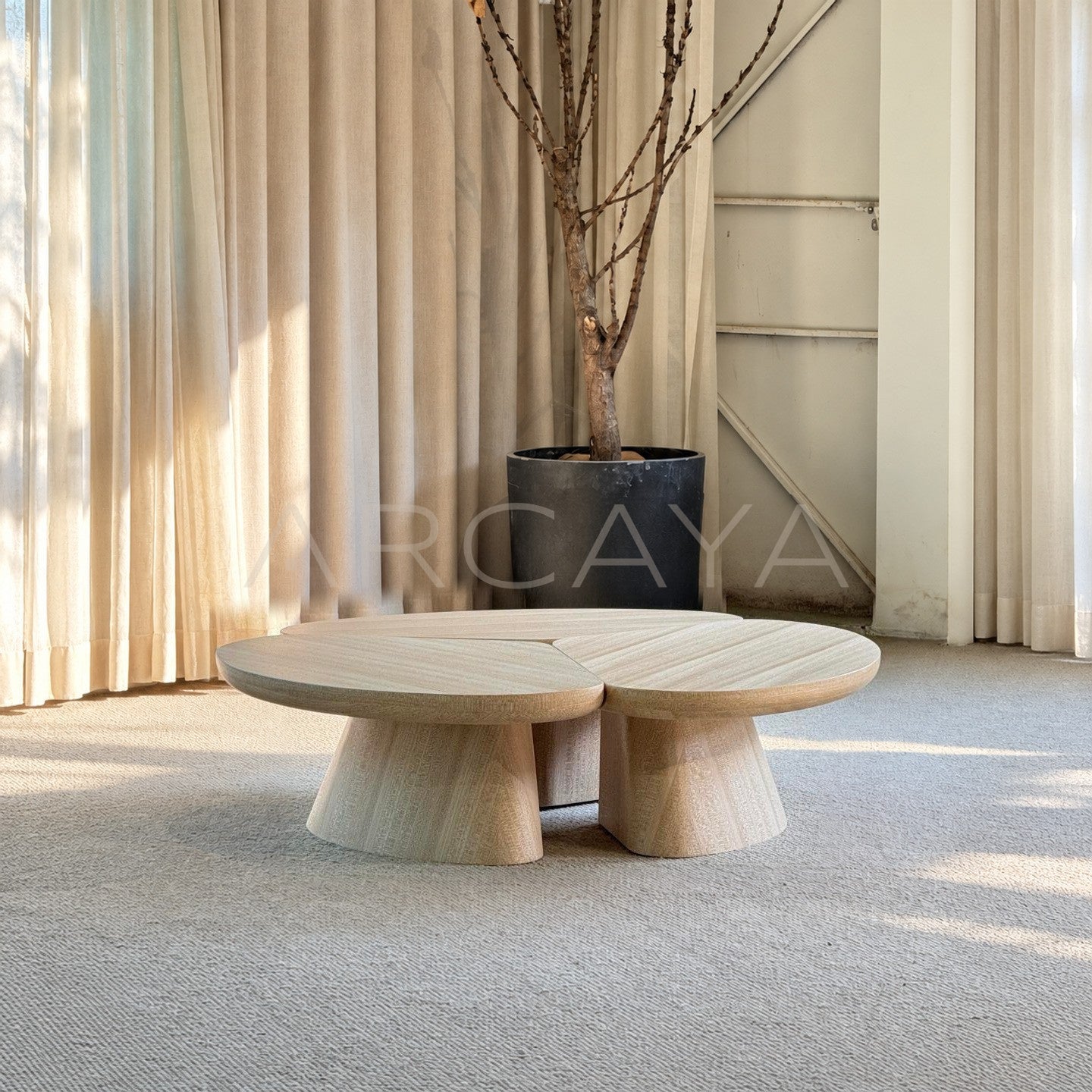 Private Residence Petal Nesting Coffee Table
