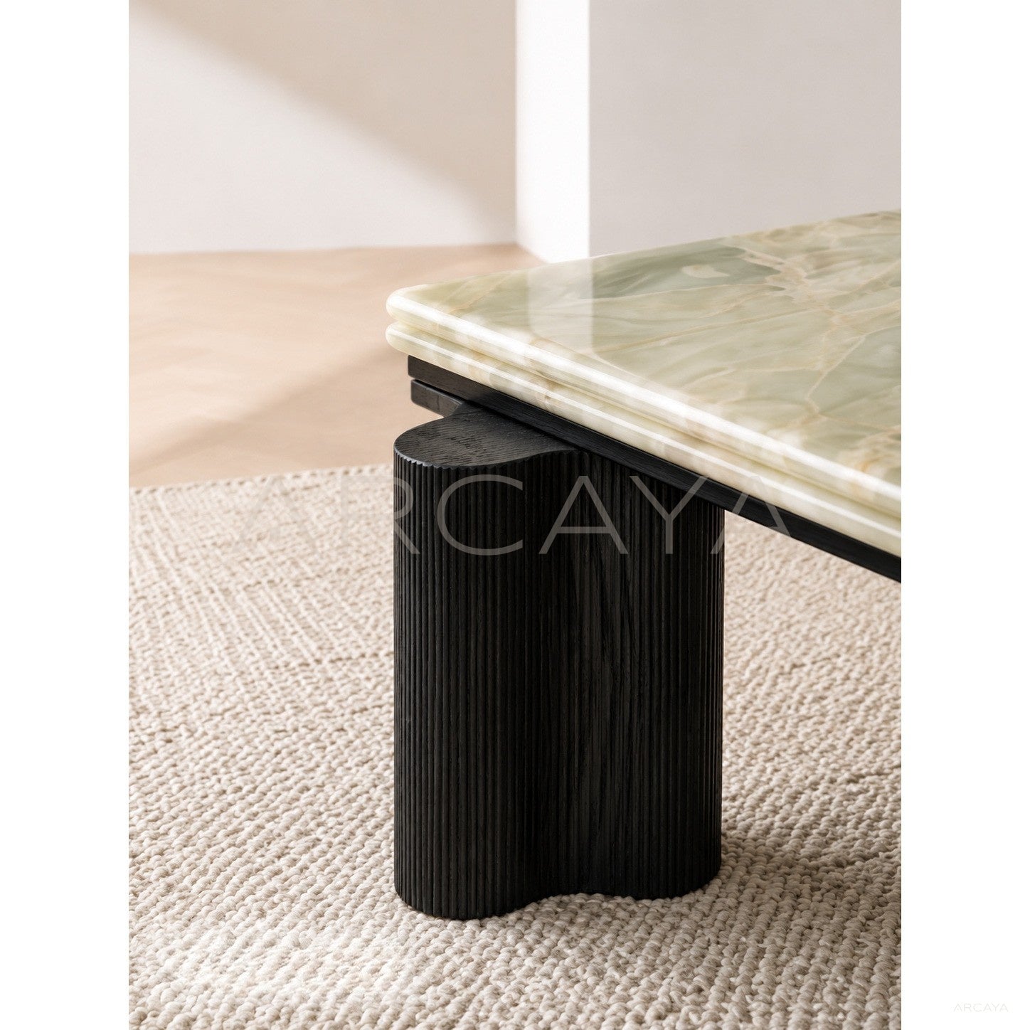 Green Jade Coffee Table Yushi - scene