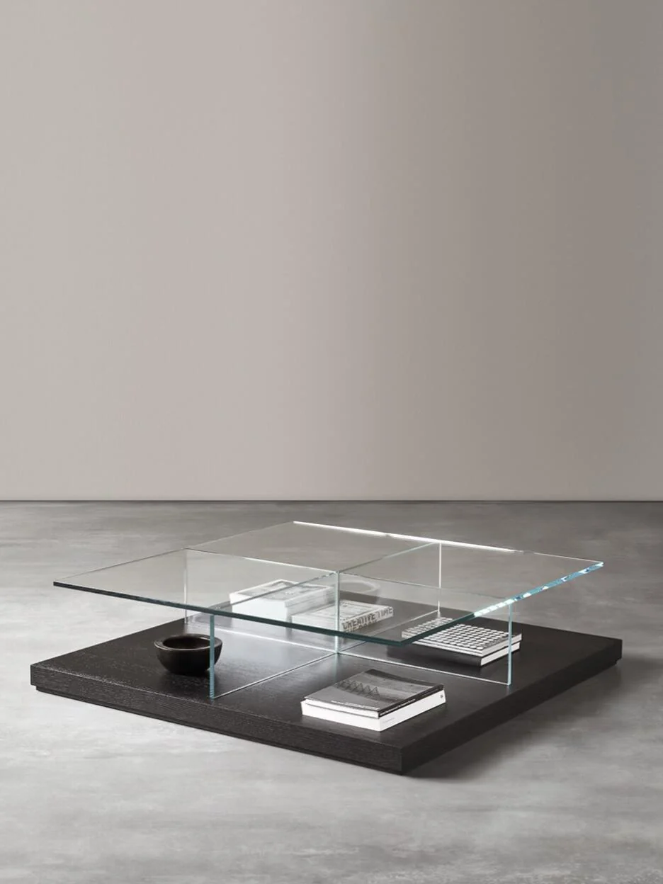 Harbor Wells Coffee Table in a finished interior.