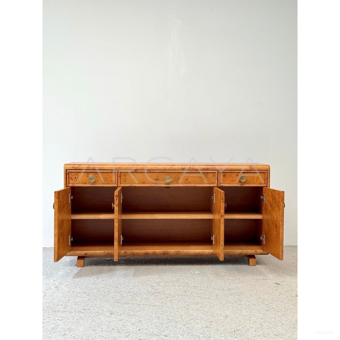 Bronze Metal Burl Sideboard - scene