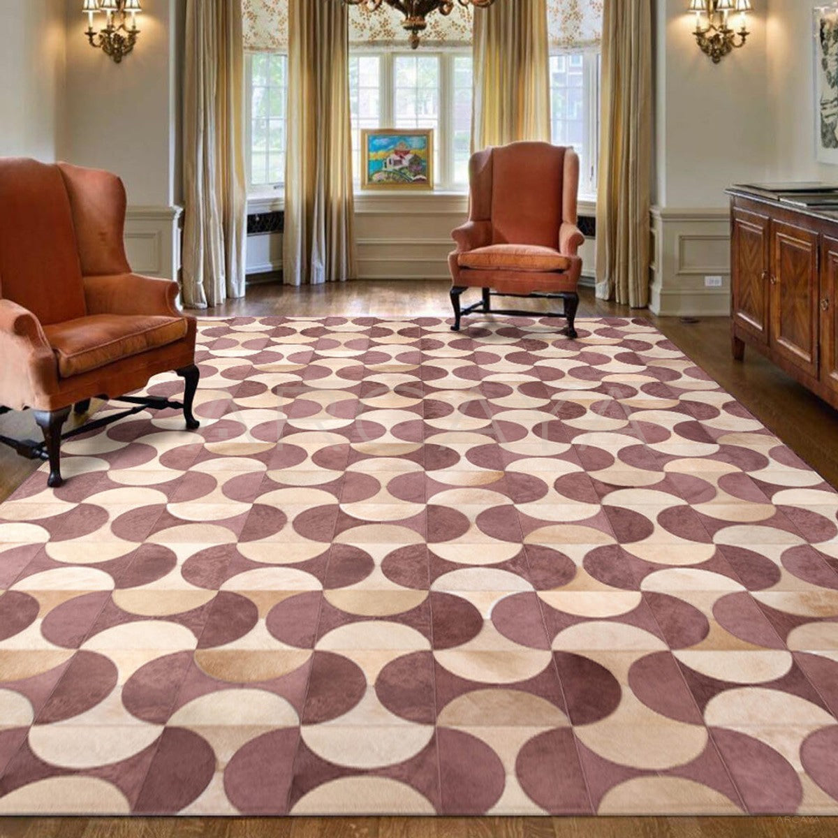 Patchwork Cowhide Rug