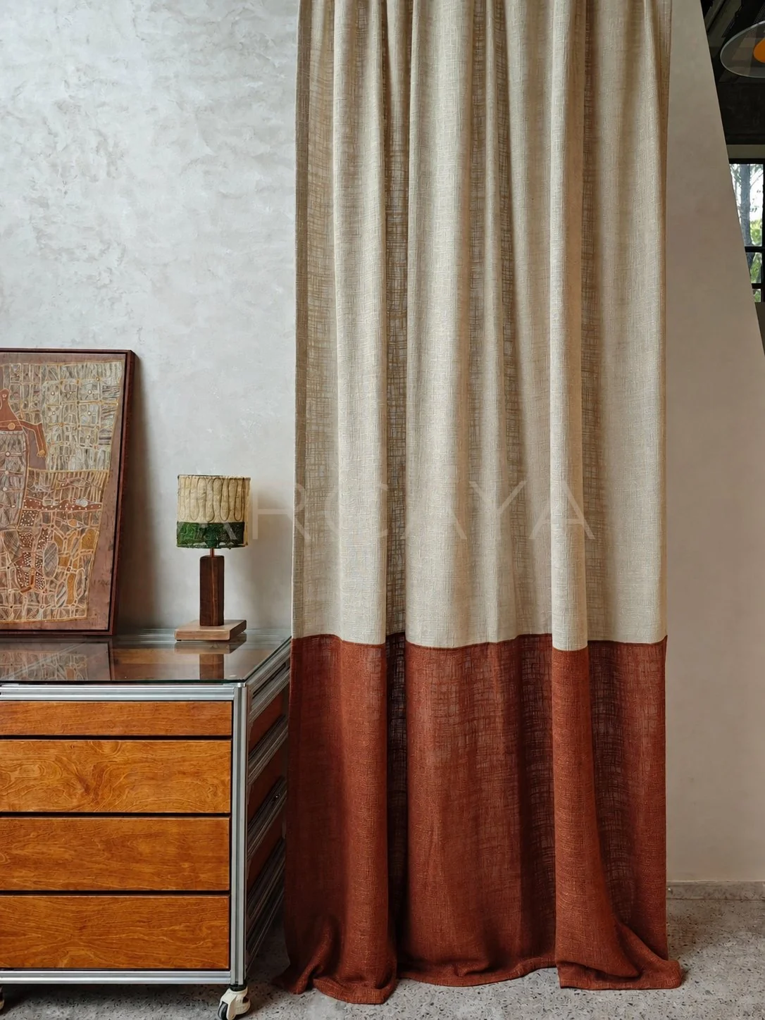 Sable Oak Curtain Panel