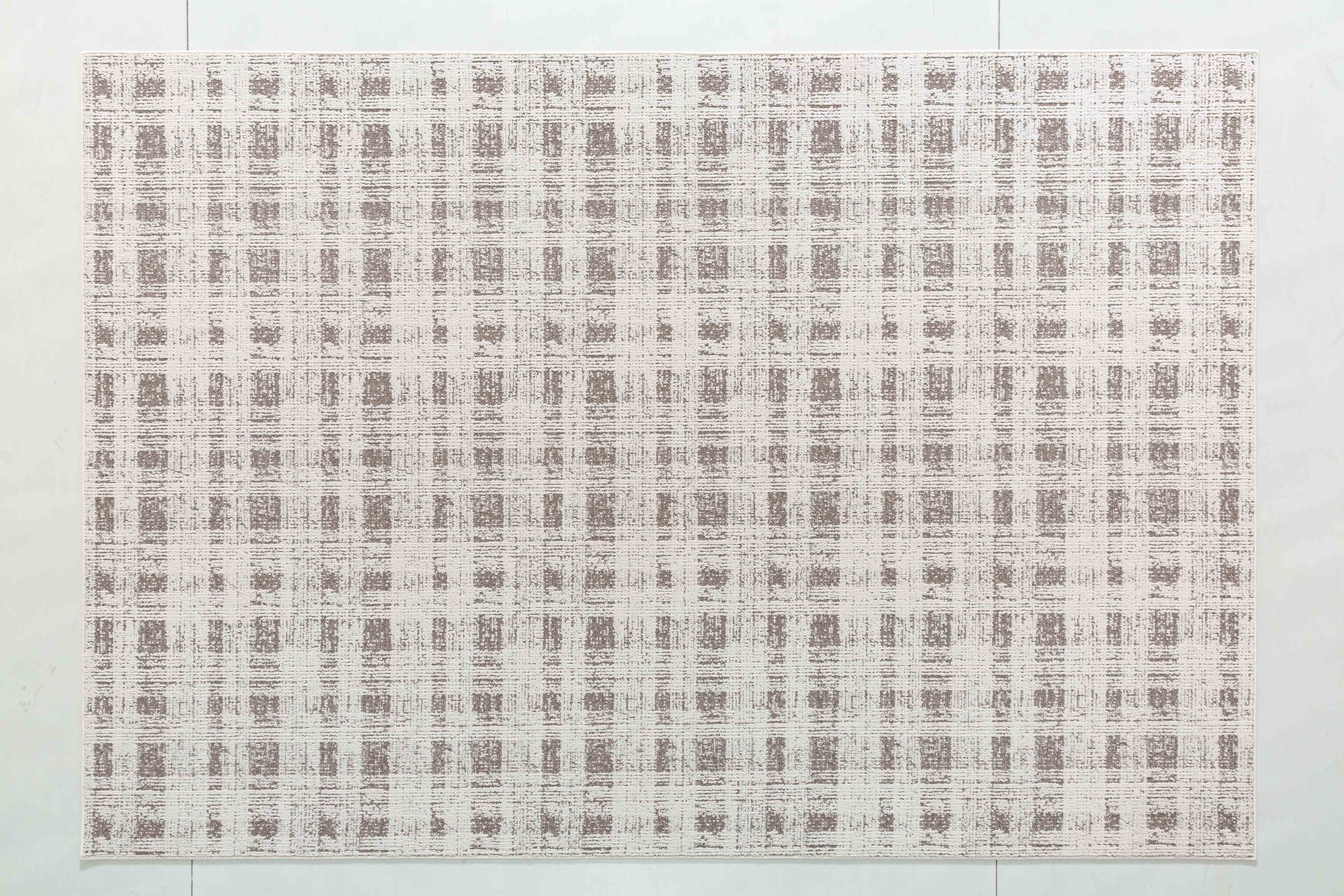 Sands Arc Area Rug in a finished interior.