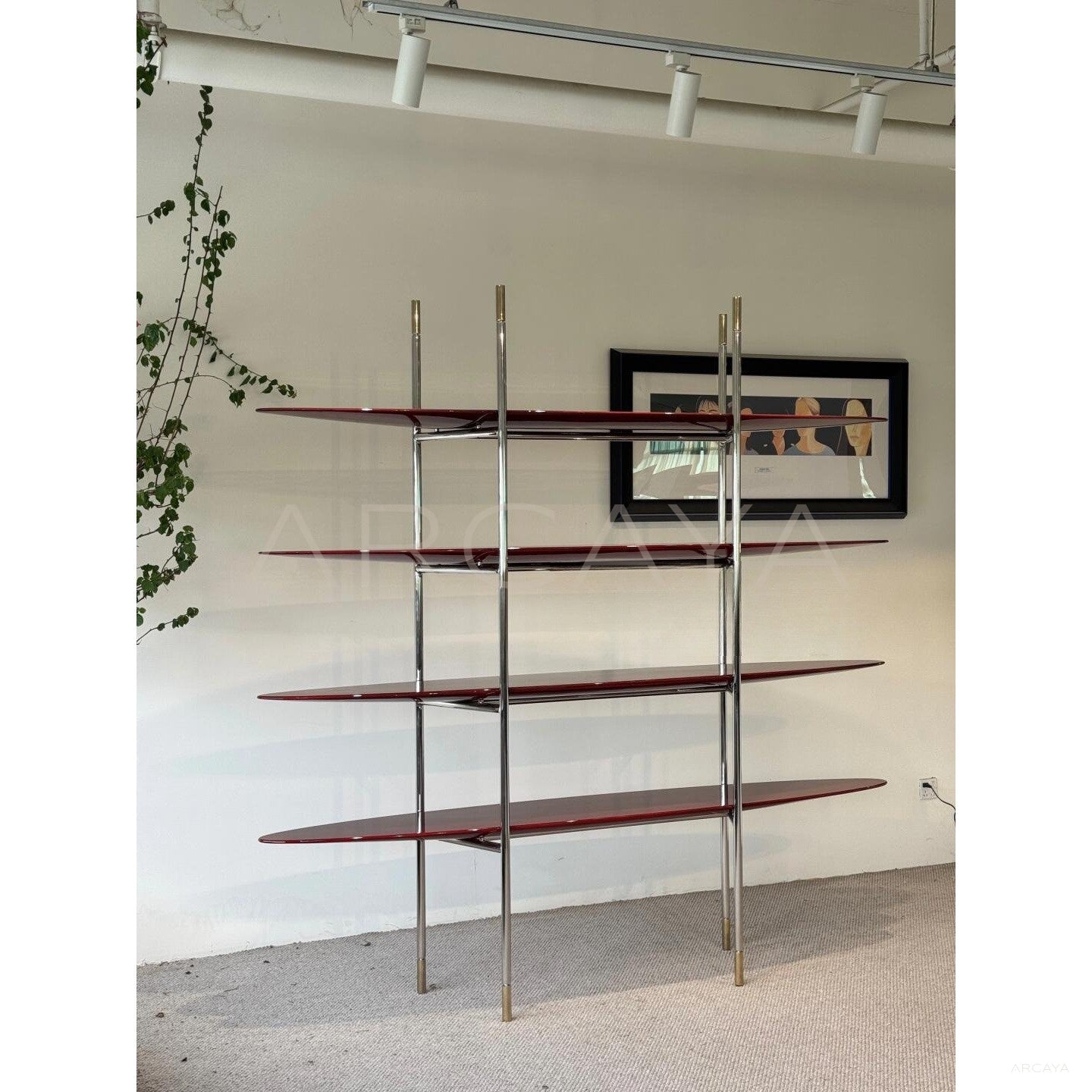 Sailboat Art Bookshelf