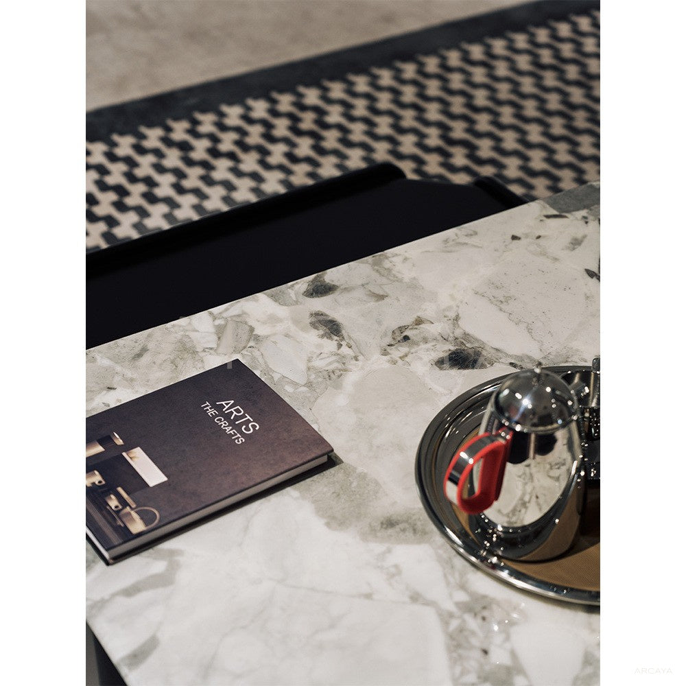 High Low Stone Coffee Table - scene