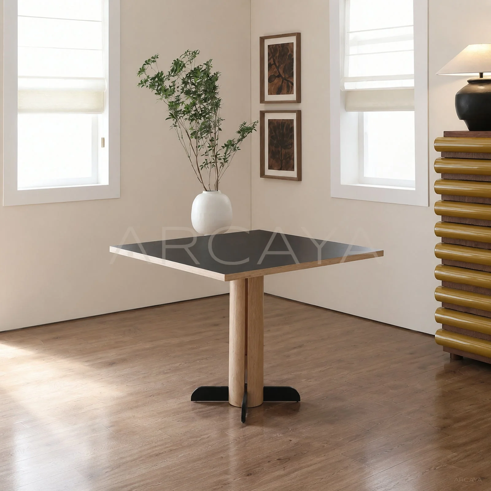 Celine Form Dining Table - front view 01