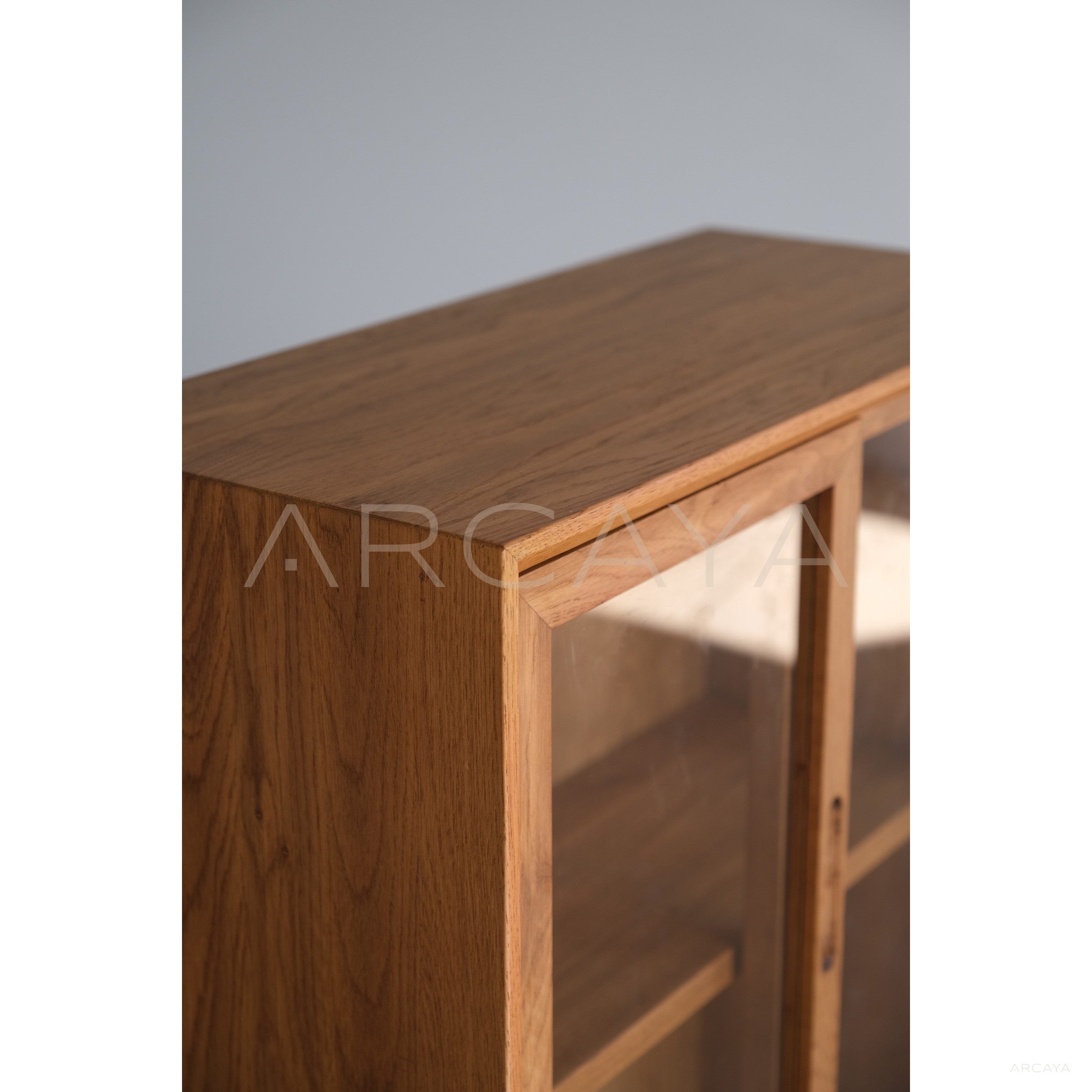 Moku Solid Wood Cabinet - scene