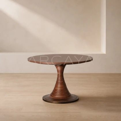 Enna Field Dining Table - front view 23