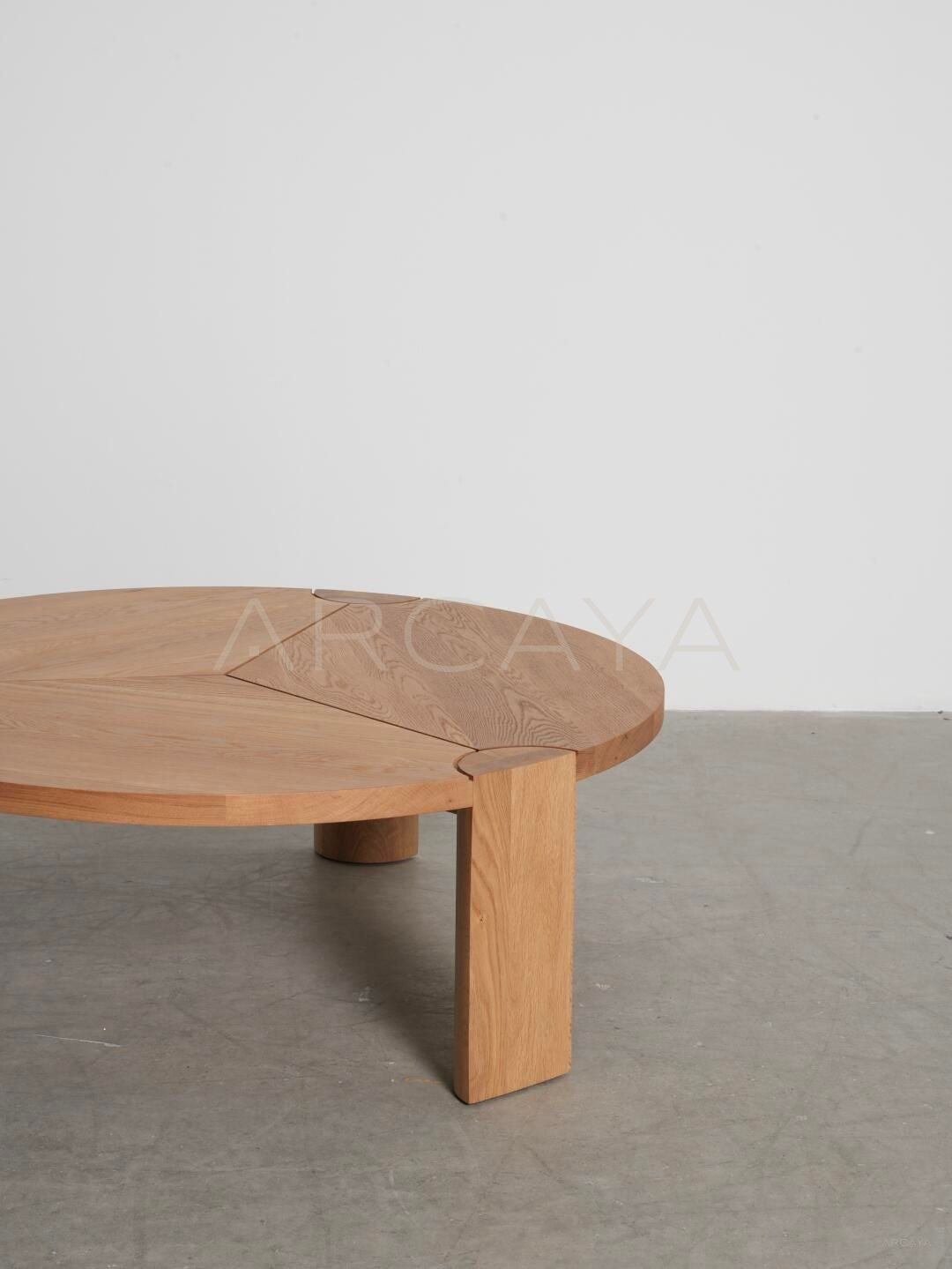 Oak Coffee Table - detail