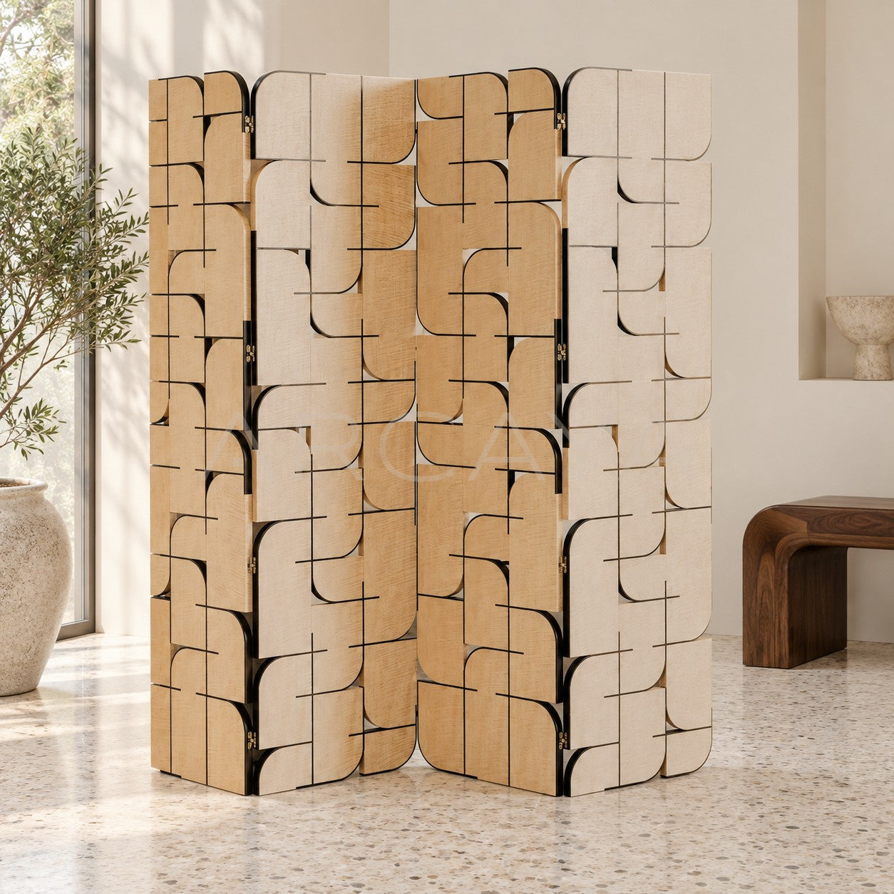 Light And Shadow Folding Screen - main