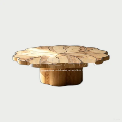 Elm Wood Decorative Object — neutral background 01