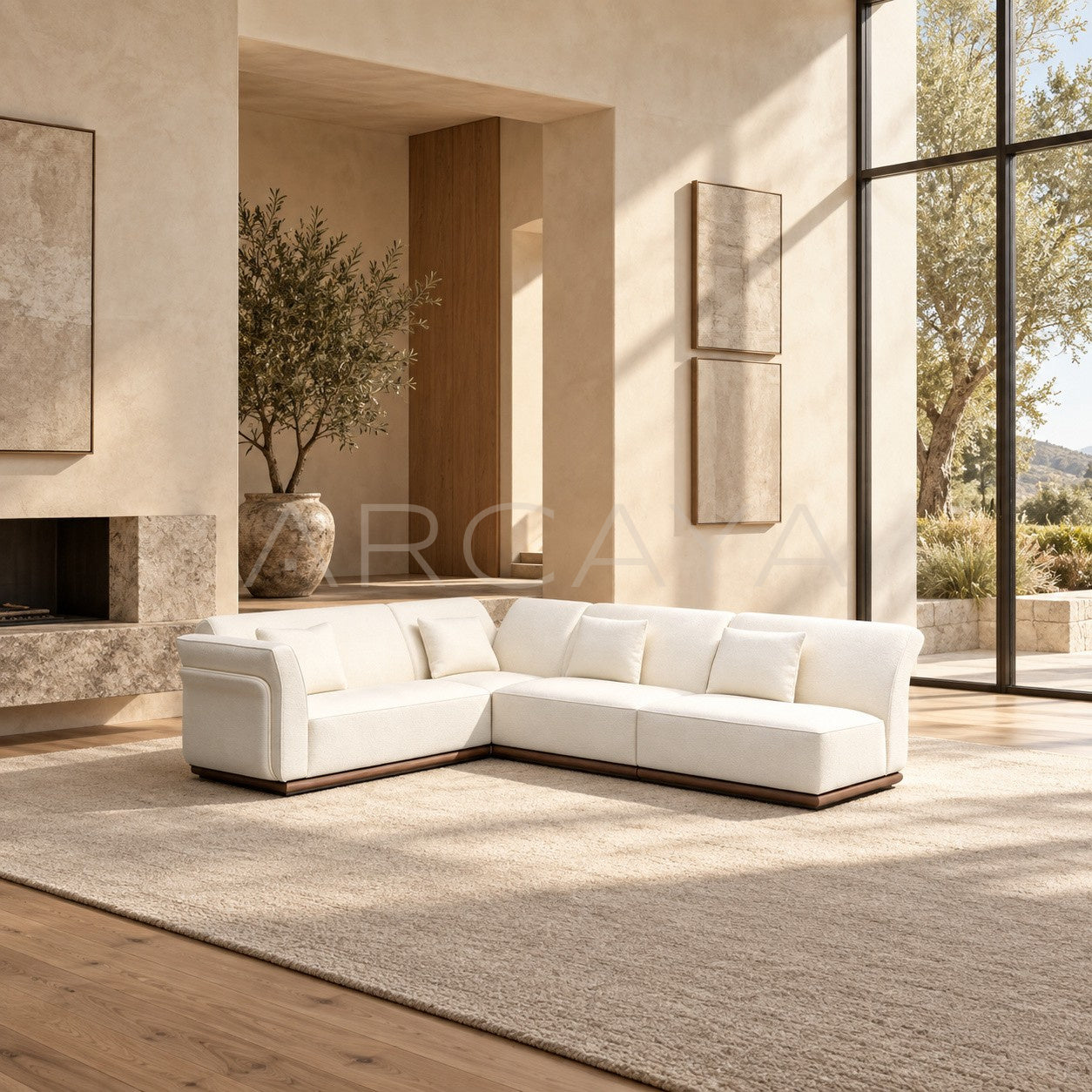 Negative Space Living Room Sofa