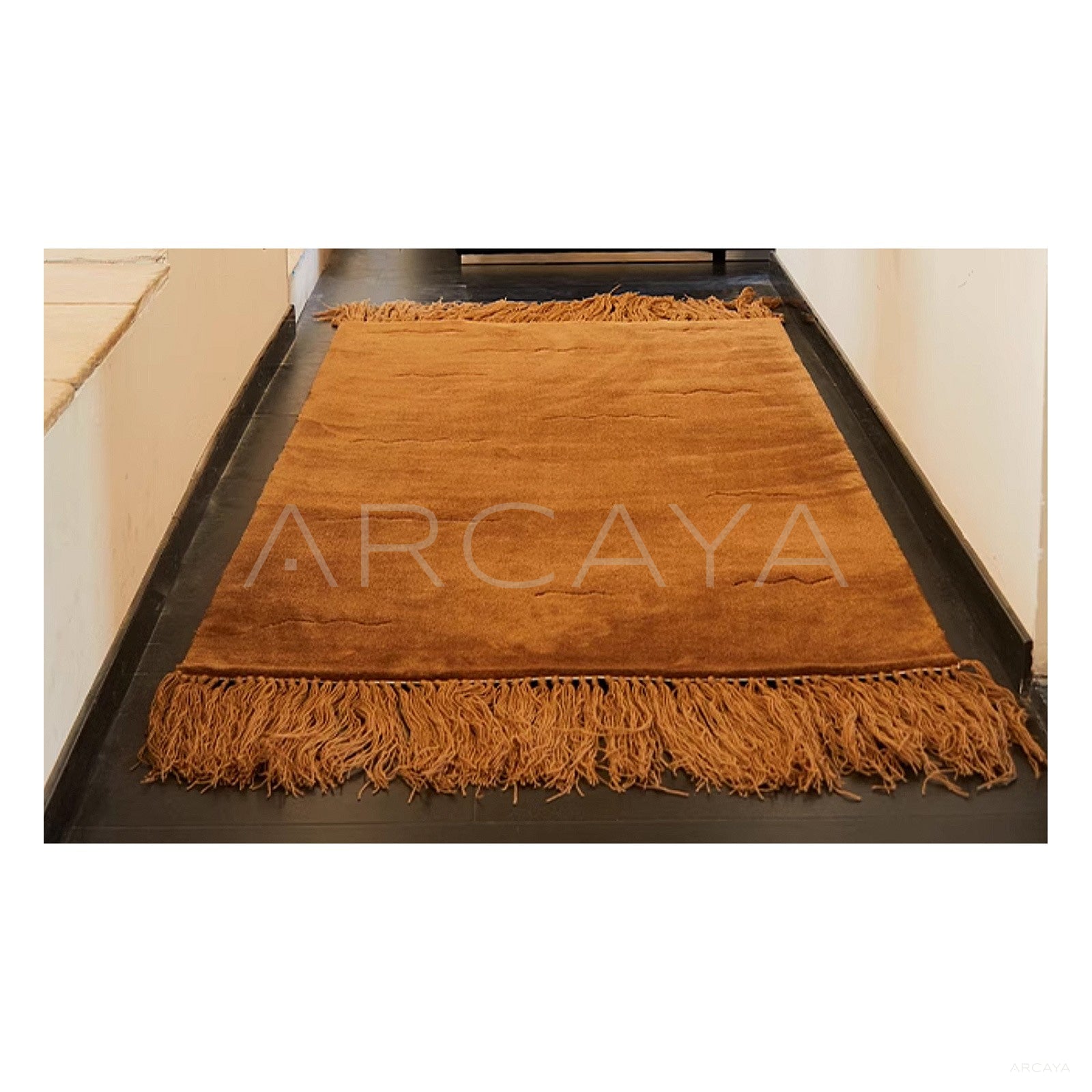 Caramel Fringe Rug Dsm P033 C01