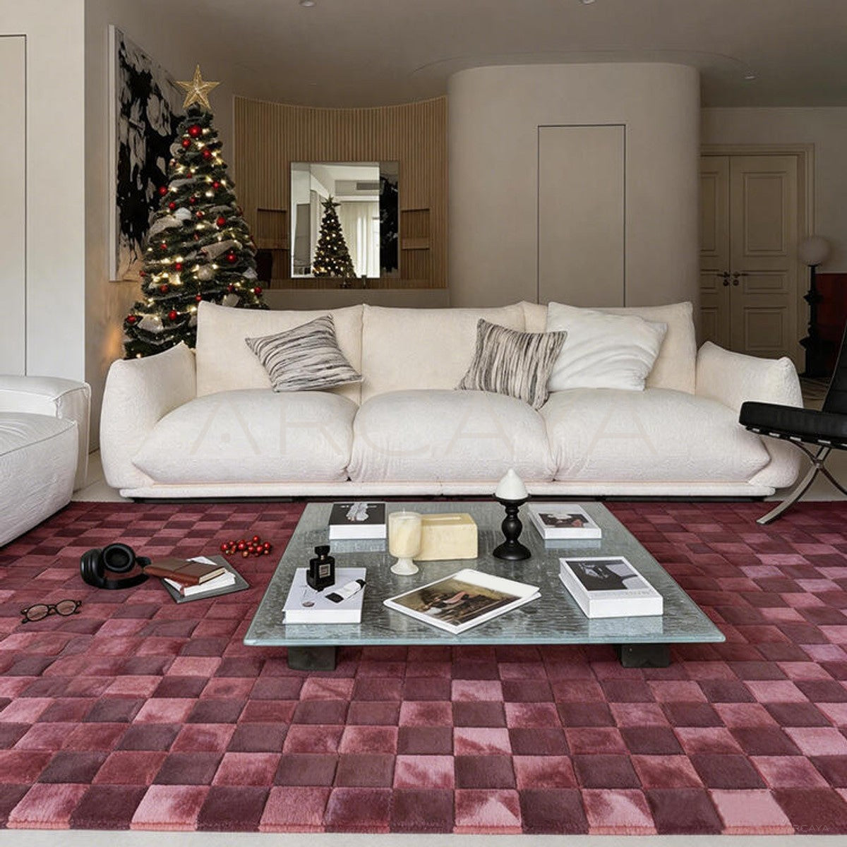 Red Accent Rug