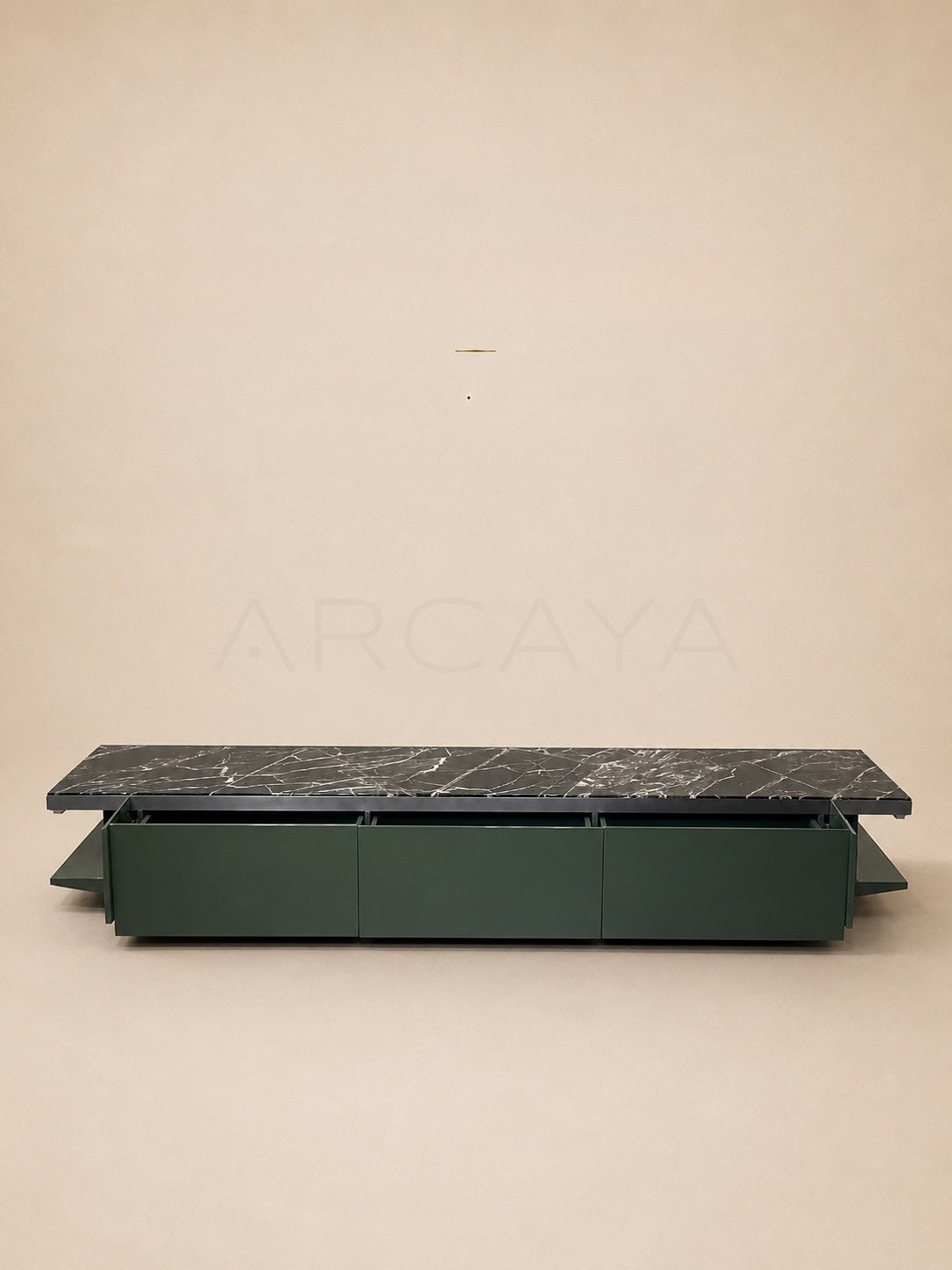 Daze San Giorgio Green Stone Tv Stand - scene
