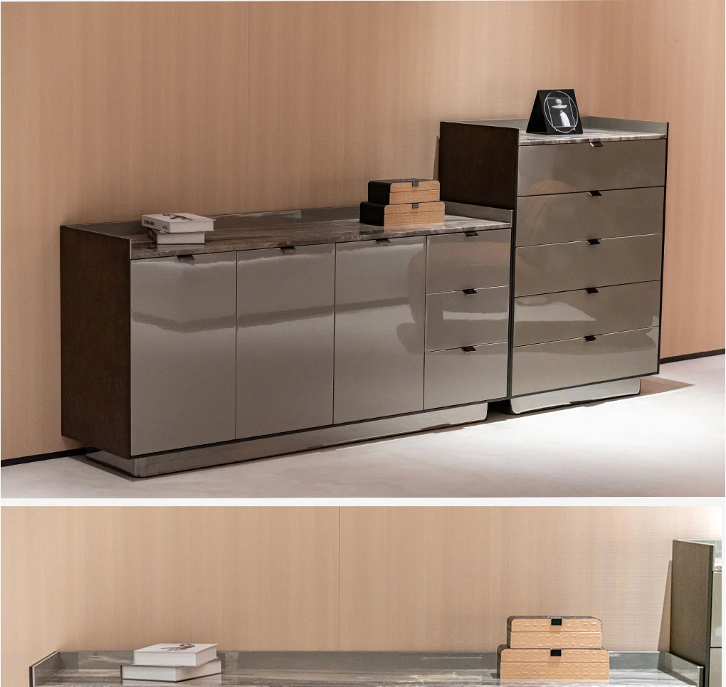 A00299 Cabinet in a finished interior.